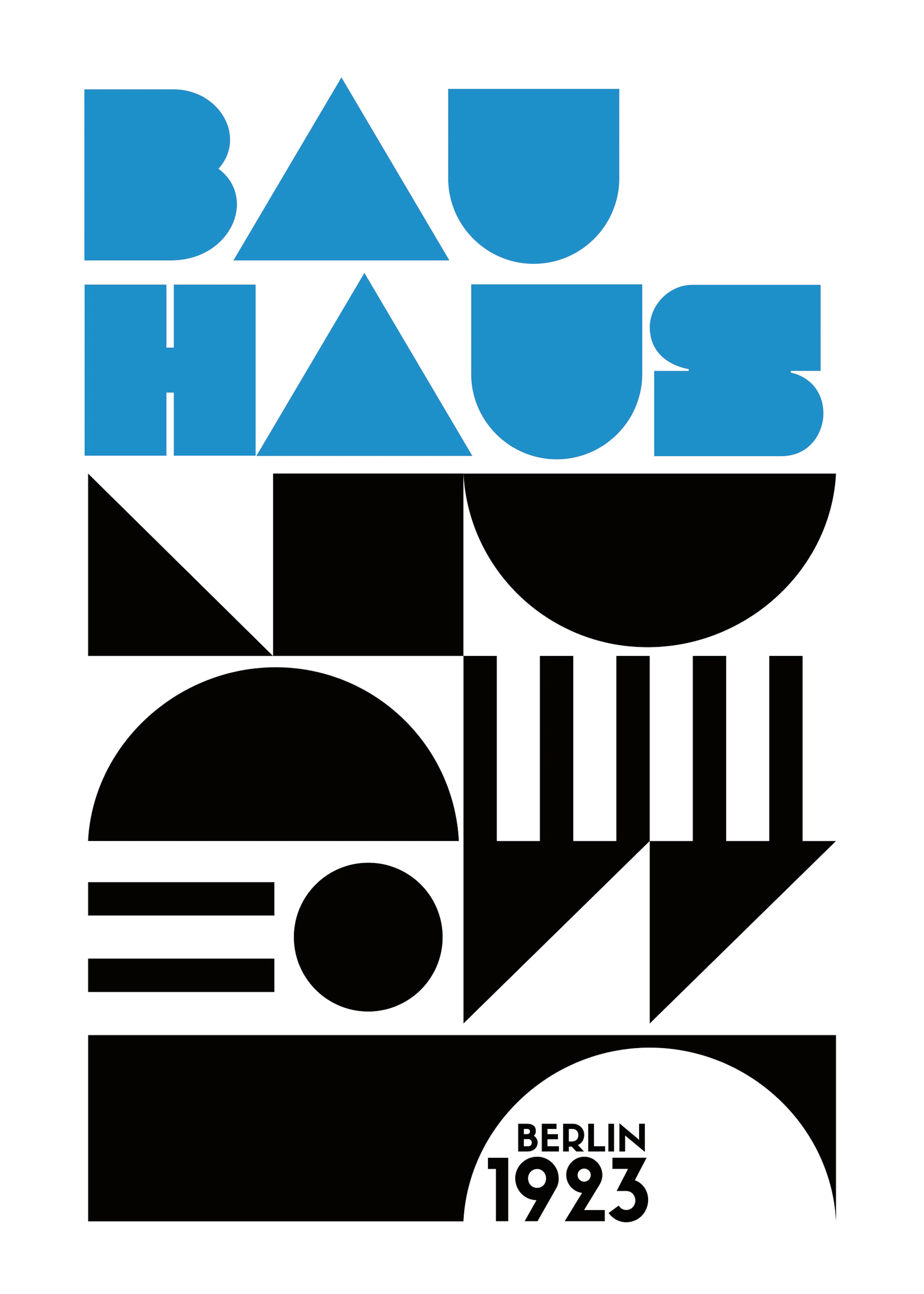 Athene Fritsch - Bauhaus Geometrie Poster 0