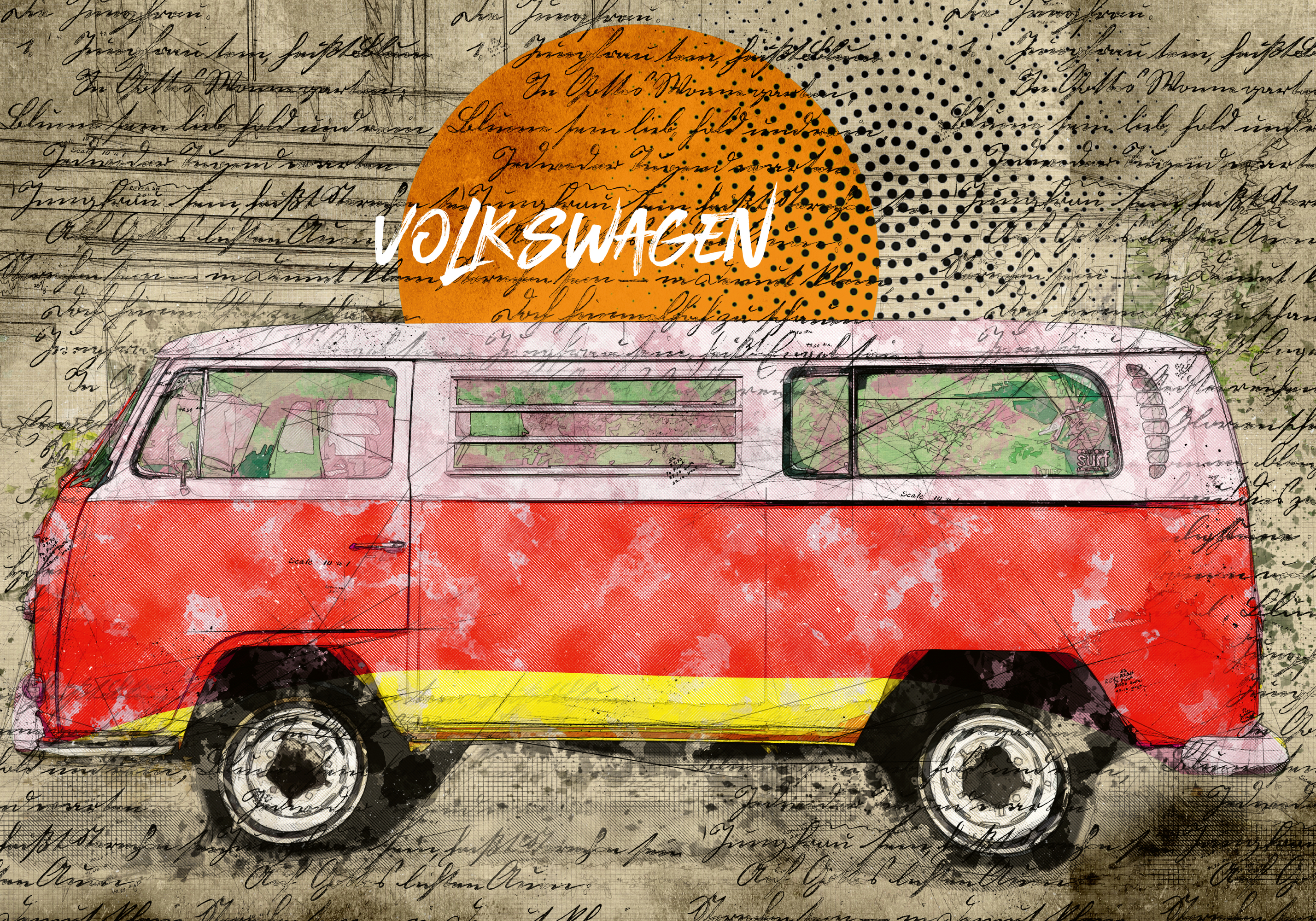 Bob Talbot 80s vintage poster 3種セット Lembayung senja studio [Poster Vintage] - Dubă Retro Camper Poster
