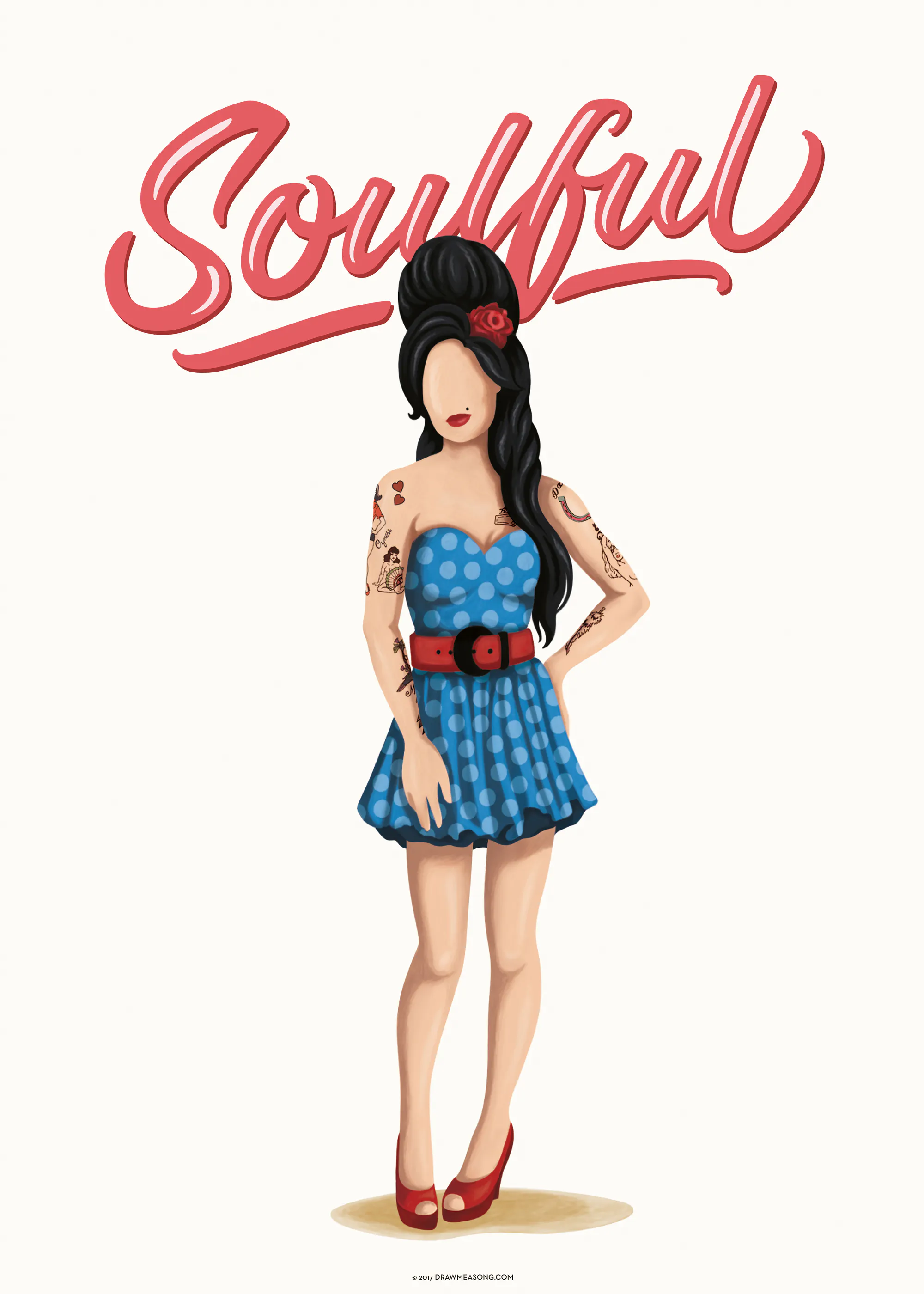 Nour Tohme - Soulful Retro Woman Poster 0