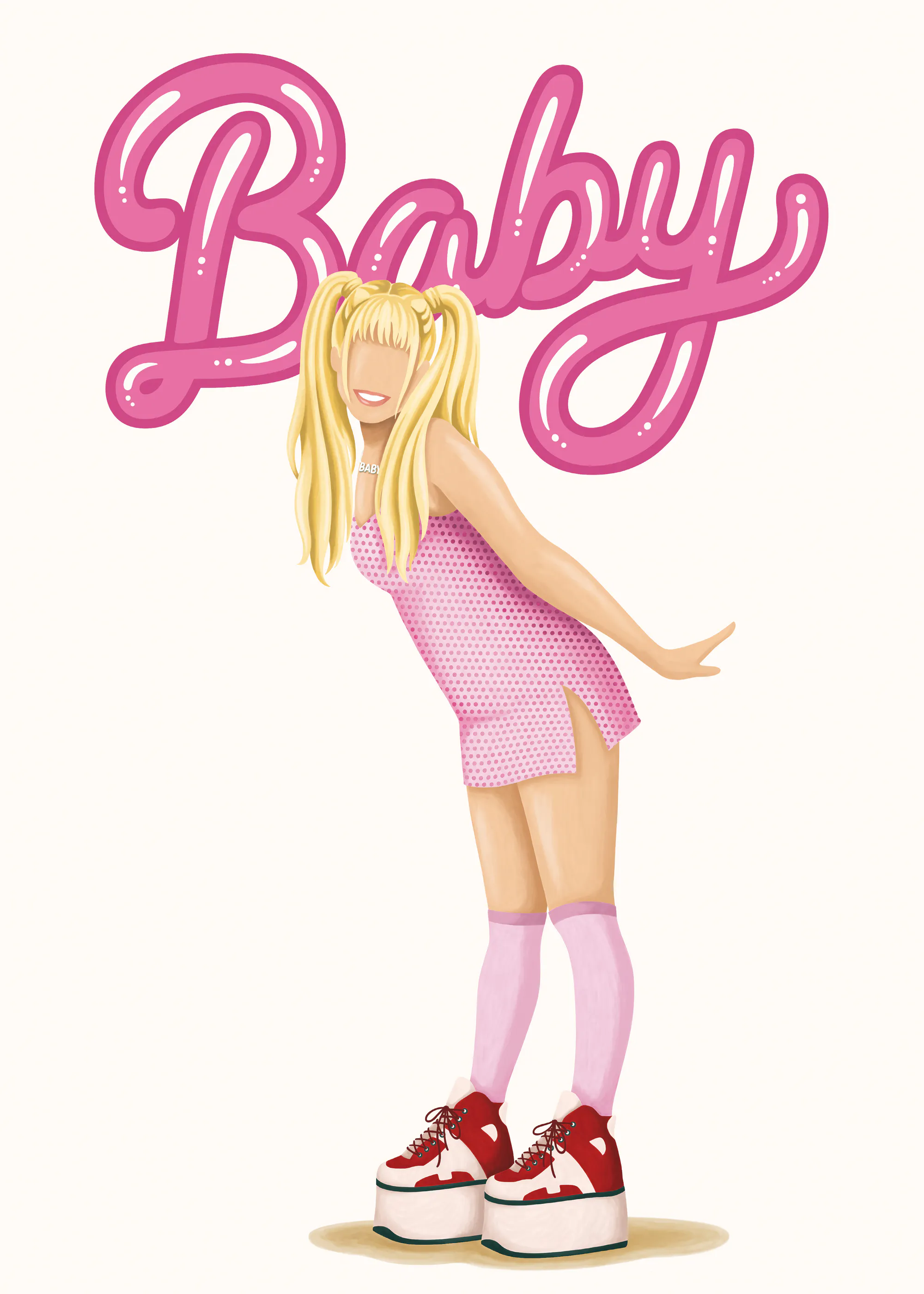 Nour Tohme - Baby Pigtails Fashion Plakat 0