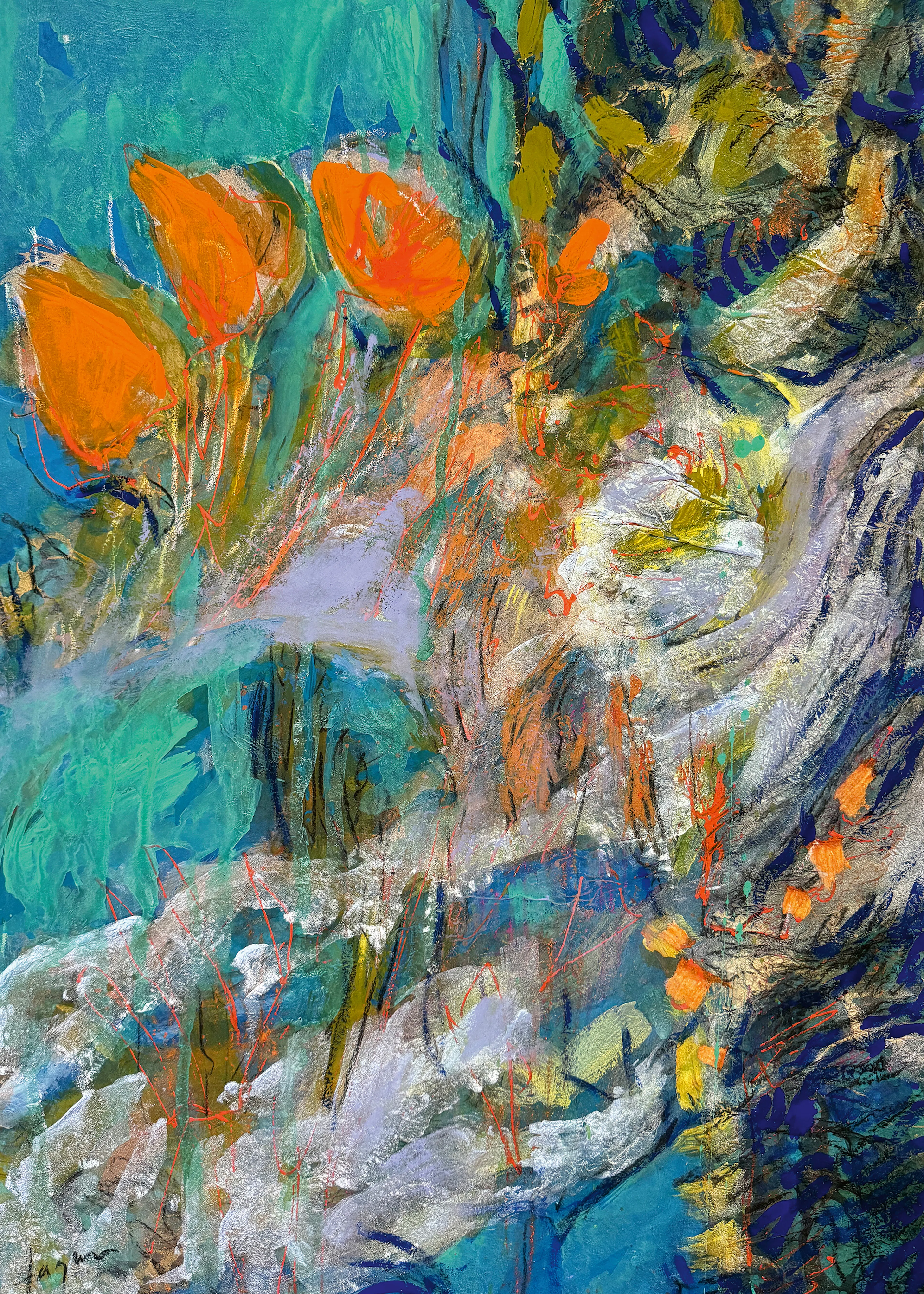 Dorothy Fagan - Vivid Floral Dream Print 0