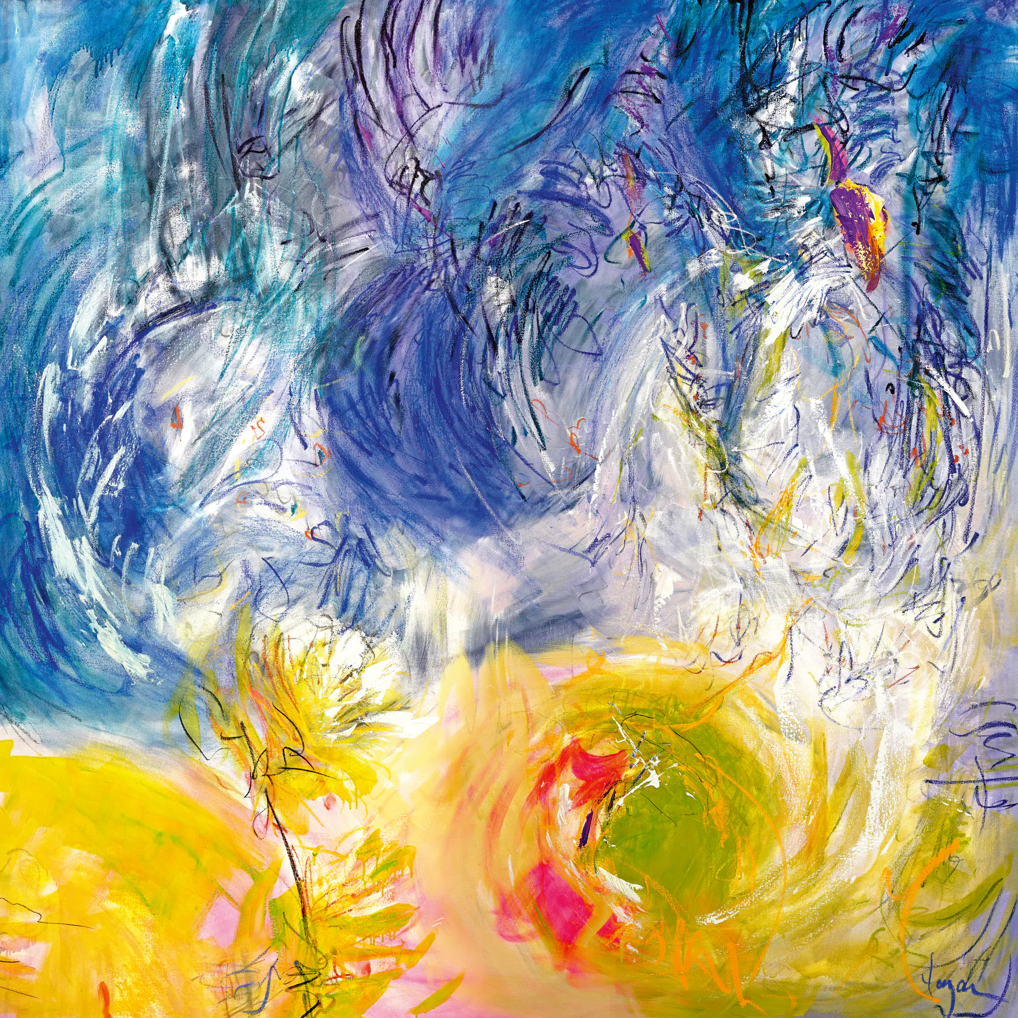Dorothy Fagan - Expressionist Colorful Abstract Poster 0