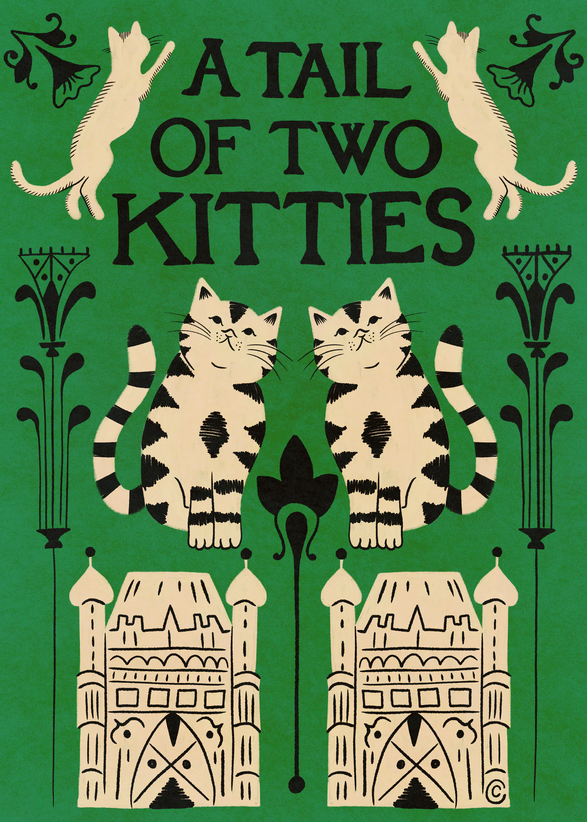 Carrie Cantwell - A Tail of Two Kitties Poster 0