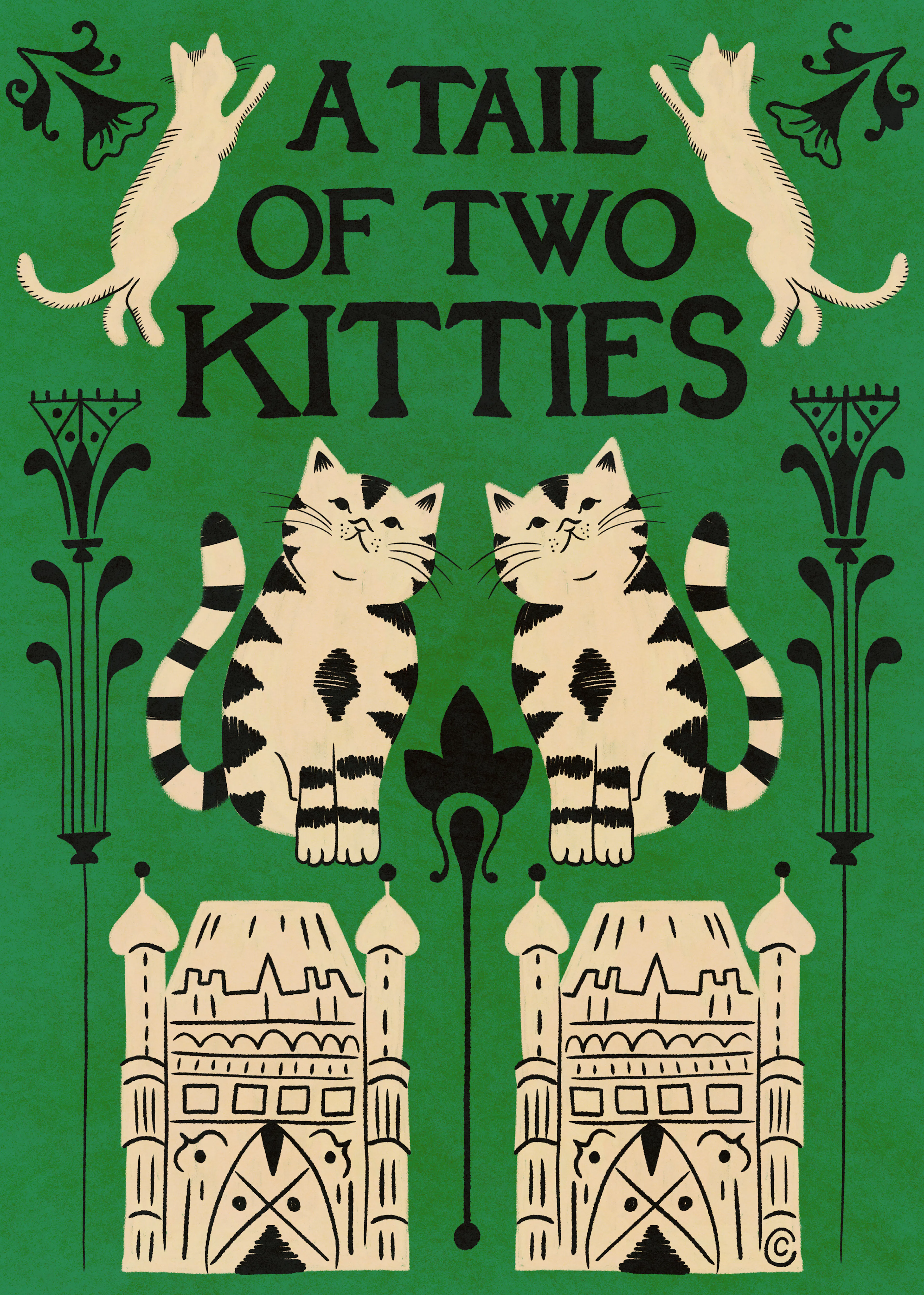 Carrie Cantwell - A Tail of Two Kitties Poster 0