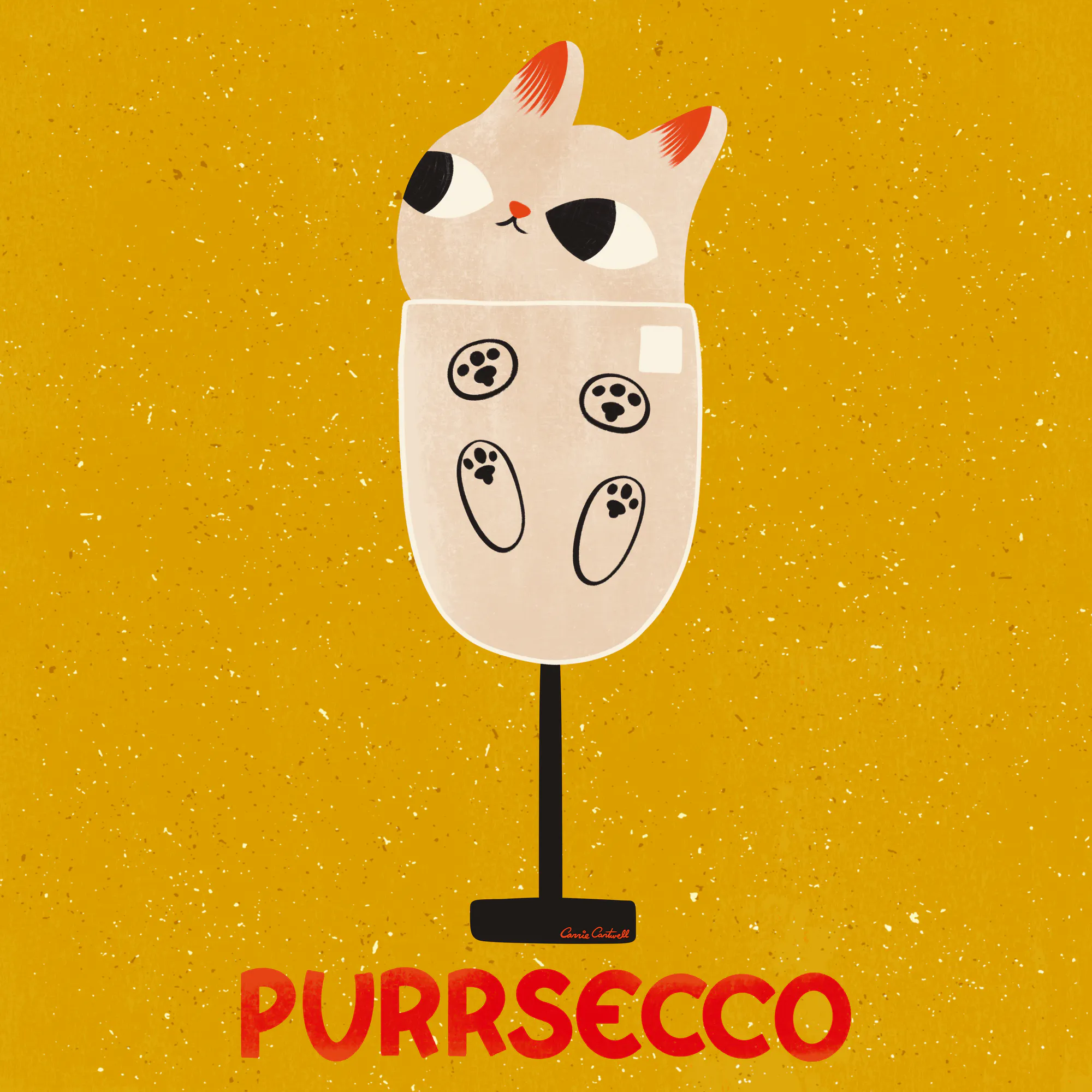 Carrie Cantwell - Purrsecco Poster 0