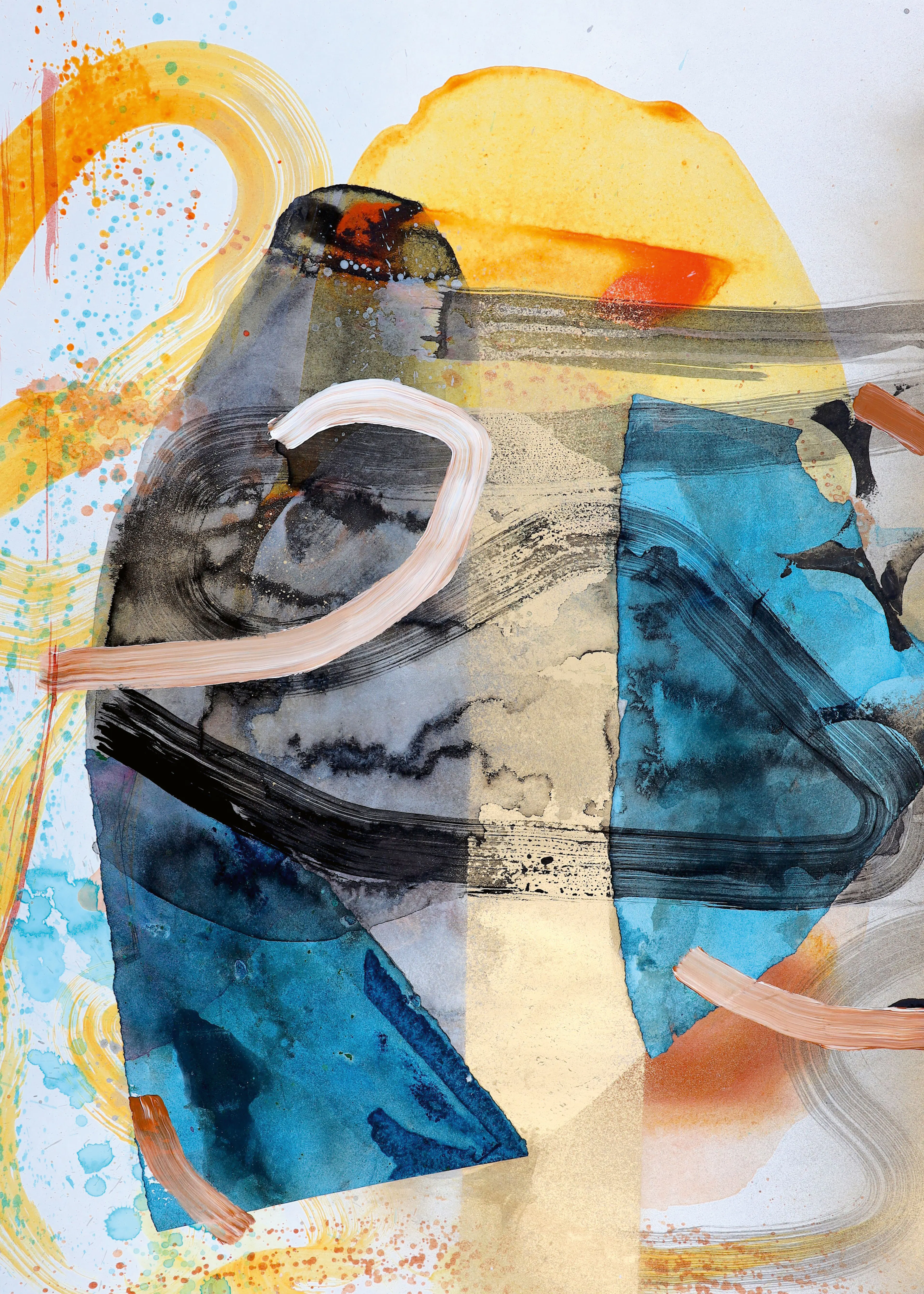 POOVI ART - Vibrant Abstract Movement Poster 0
