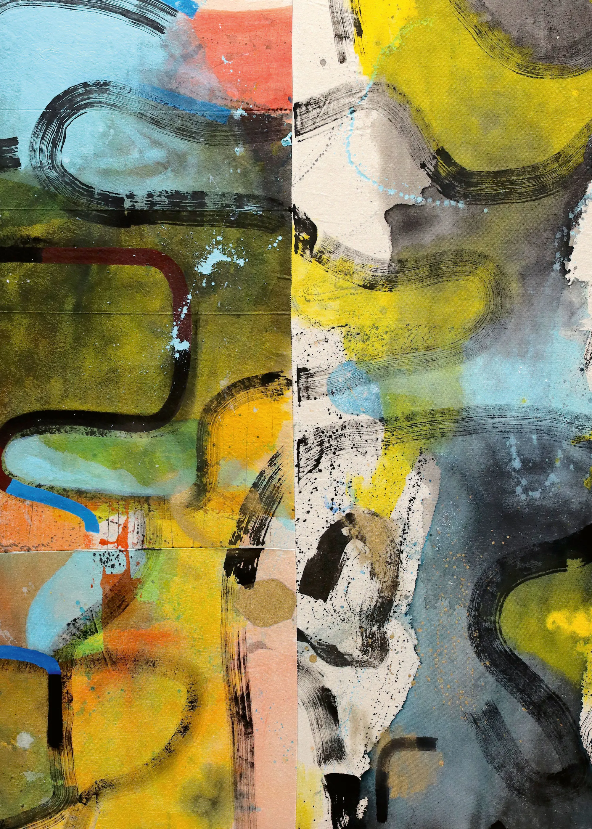 POOVI ART - Dynamic Color Strokes Print 0