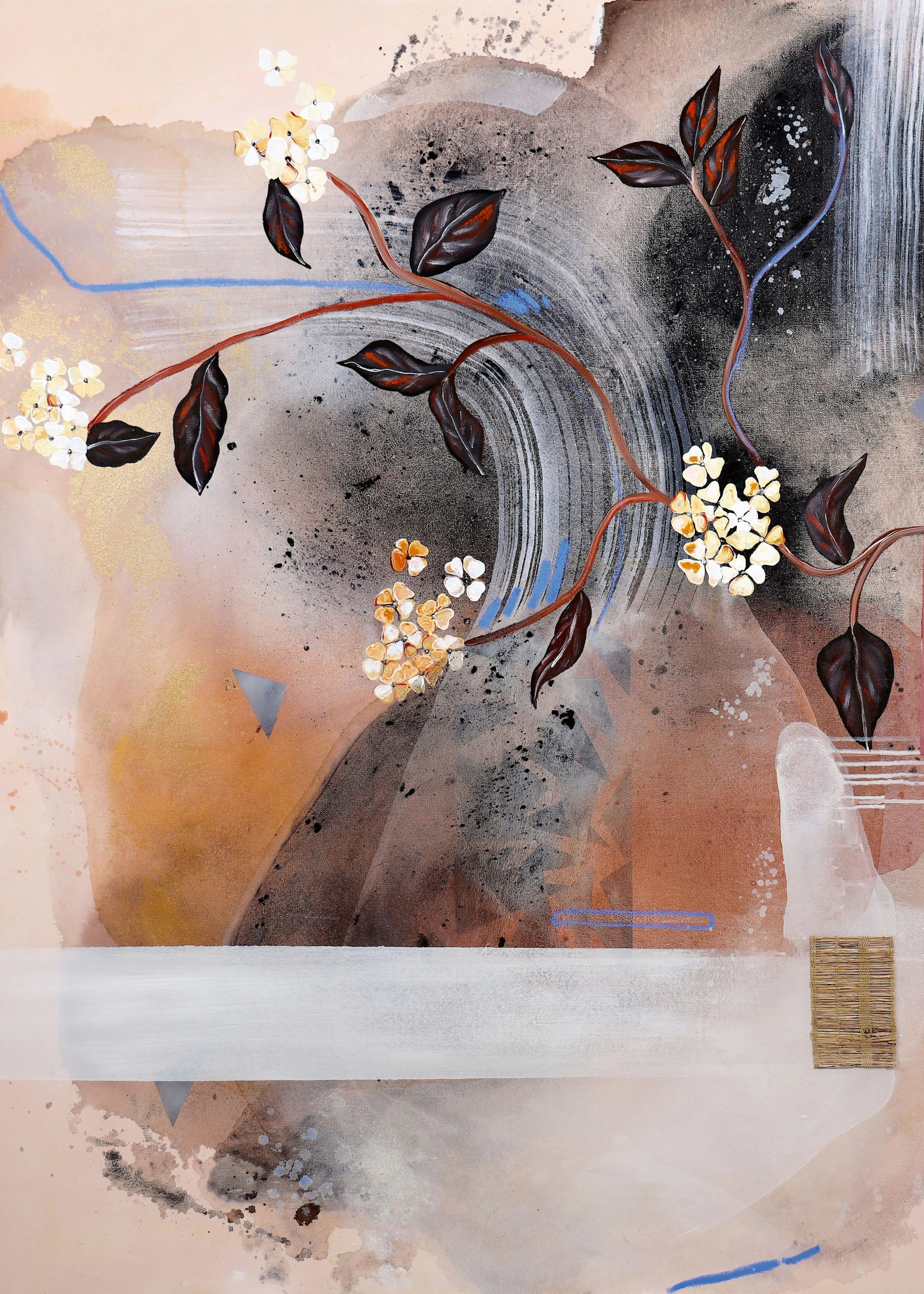 POOVI ART - Earthy Bloom Branch Poster 0