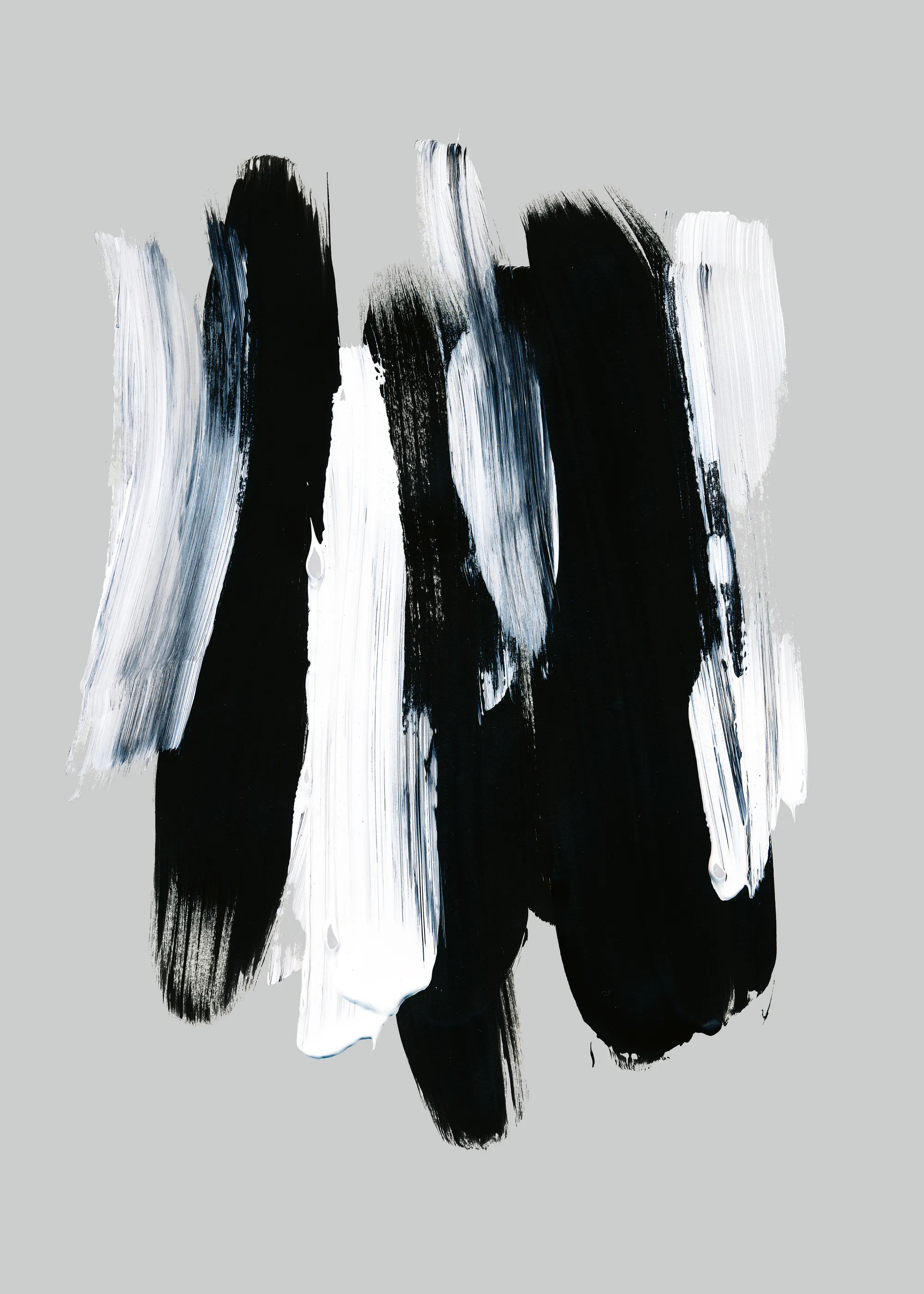 Mareike Böhmer - Abstract Brush Strokes 12 300dpi Poster 0