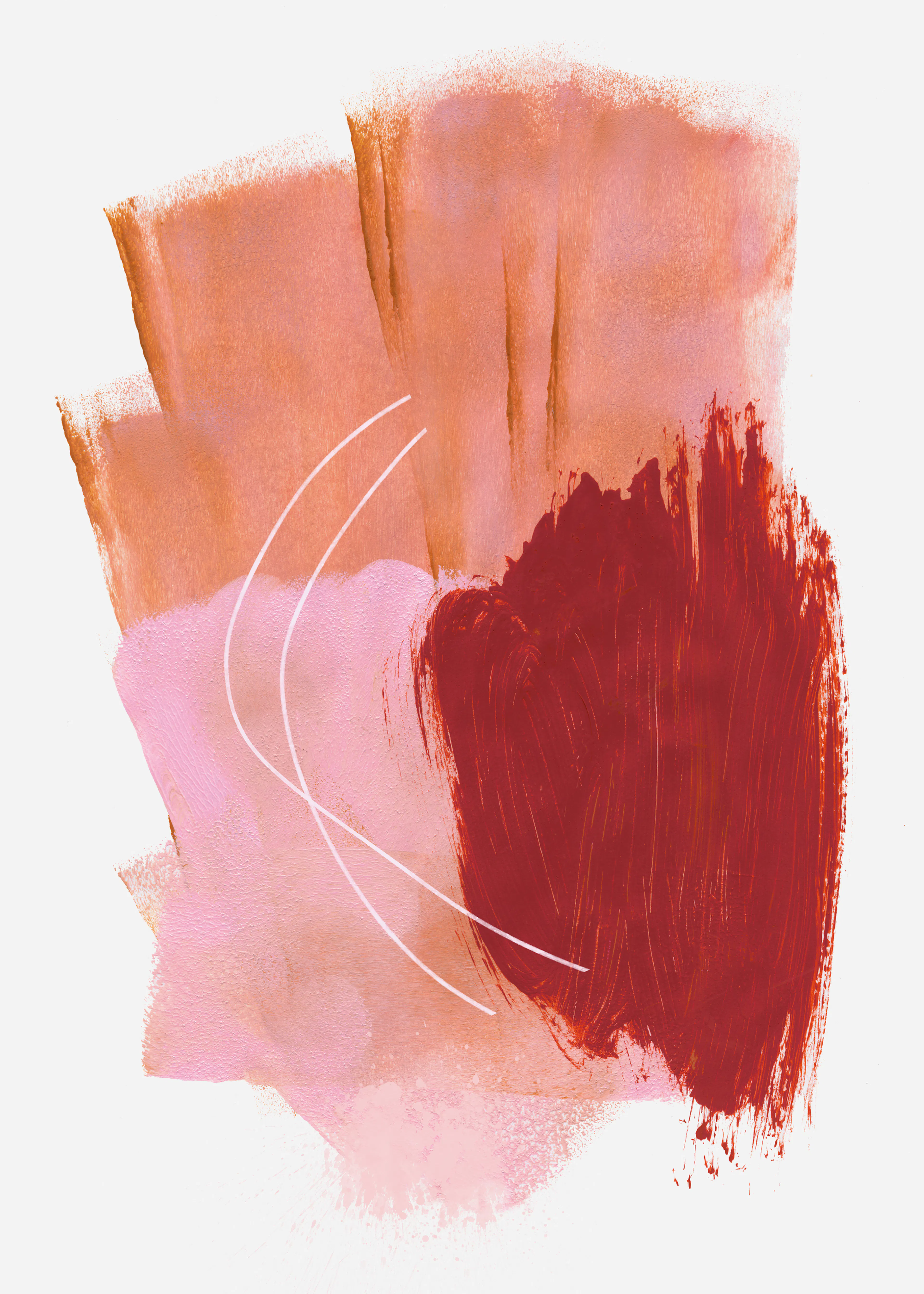 Mareike Böhmer - Abstract Brush Strokes 54 Print 0