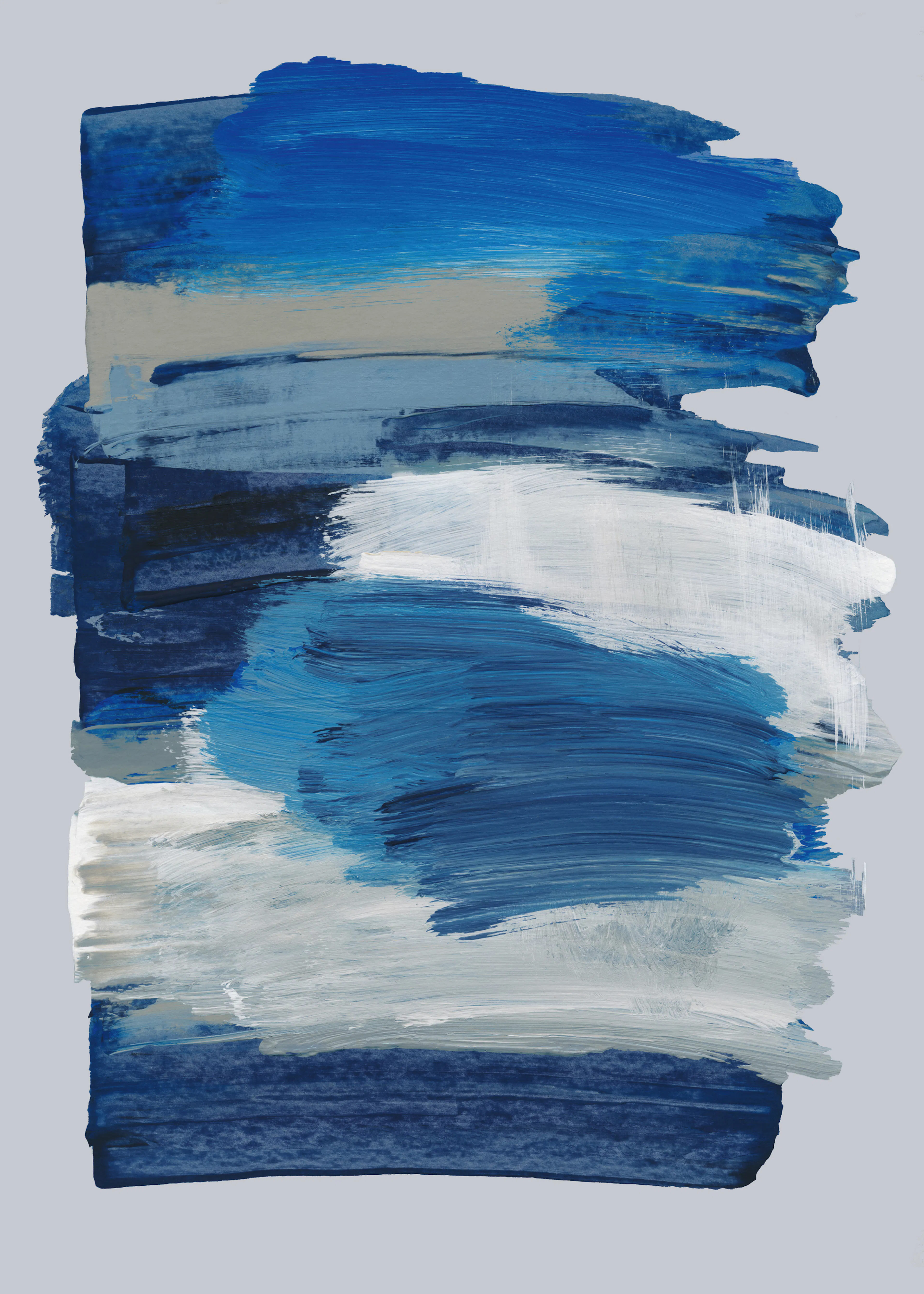 Mareike Böhmer - Abstract Brush Strokes 78 Poster 0
