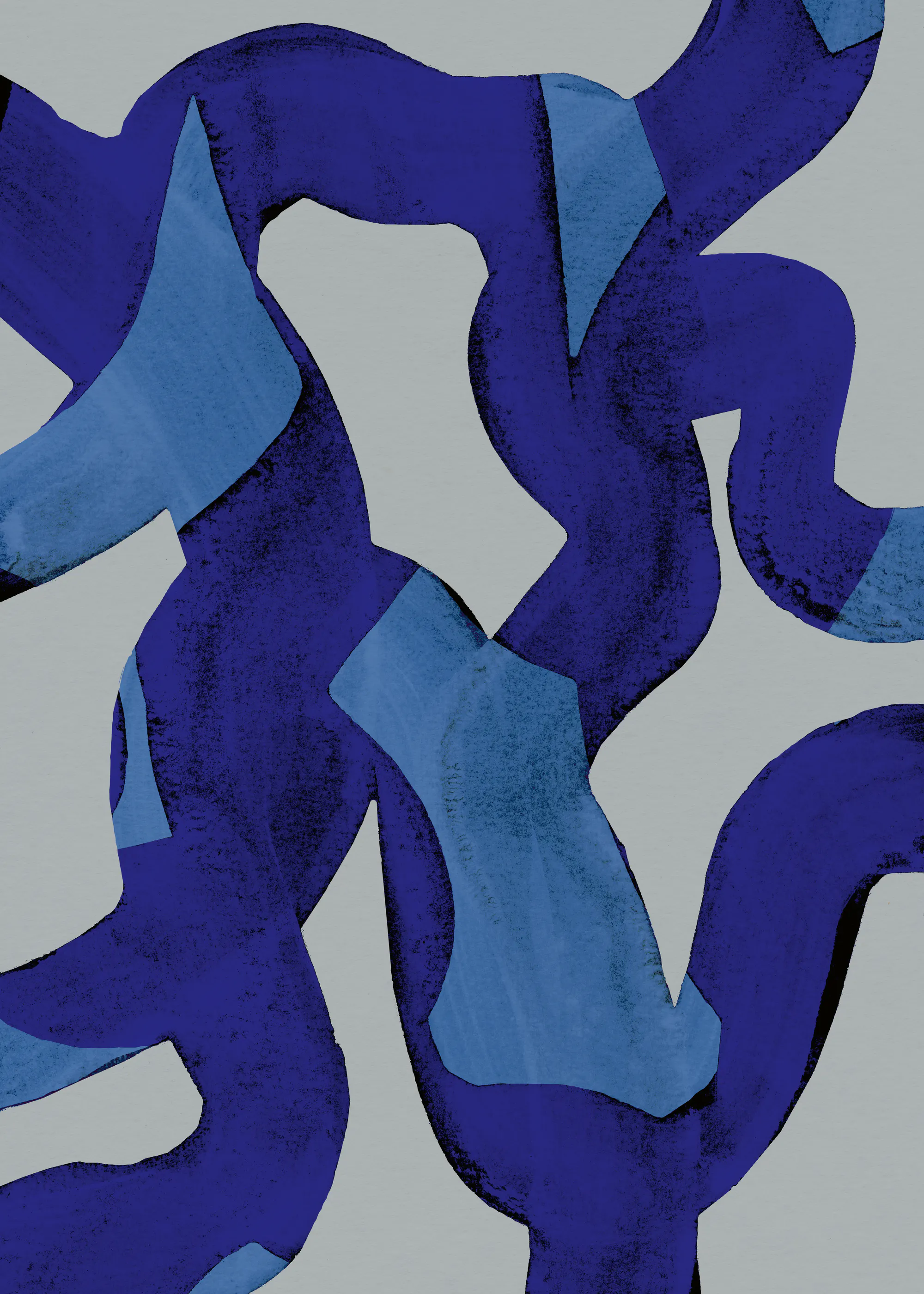 Mareike Böhmer - Abstract Brush Strokes 65X Print 0