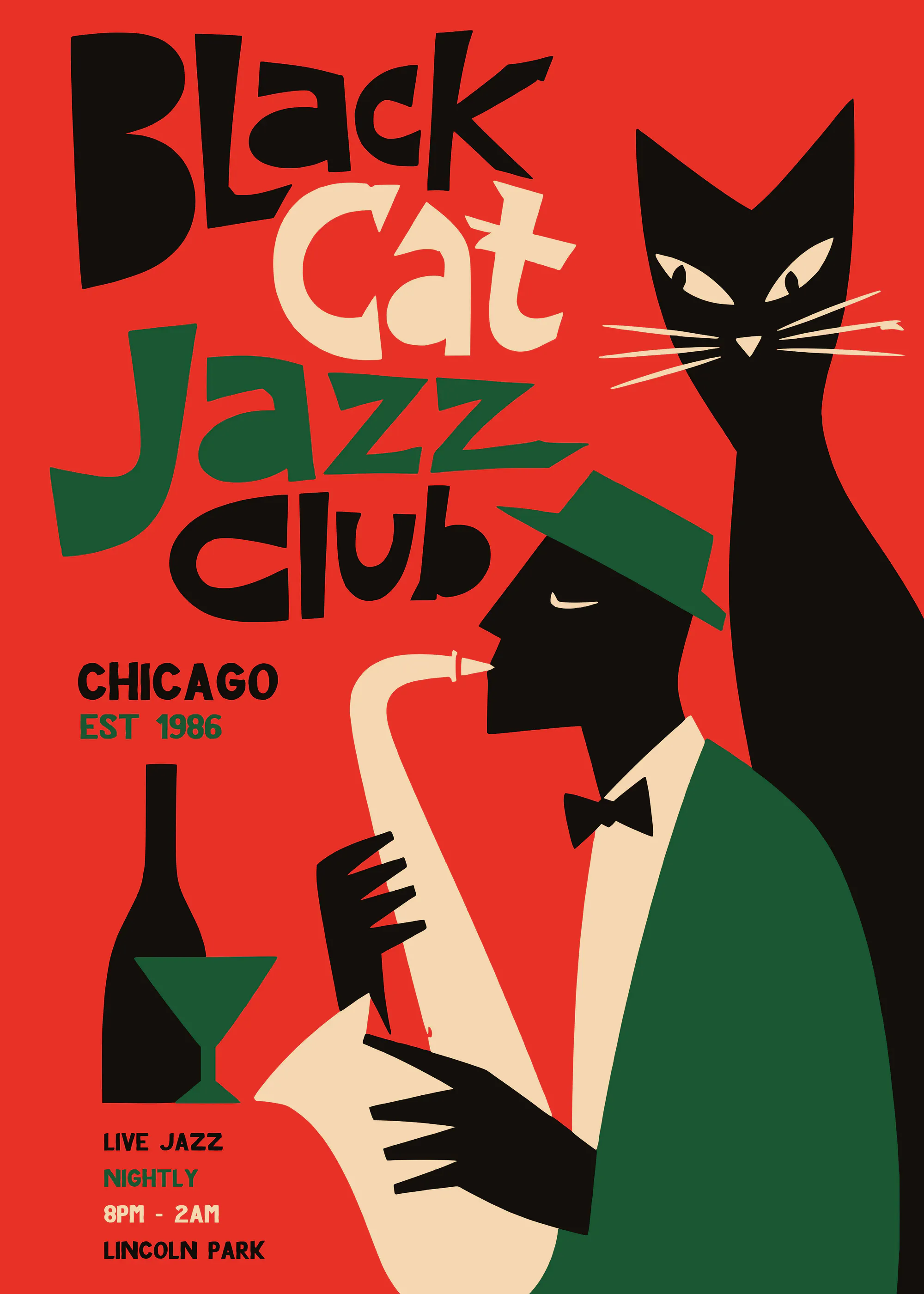 Patryk Krygowski - Retro Jazz Club Poster 0