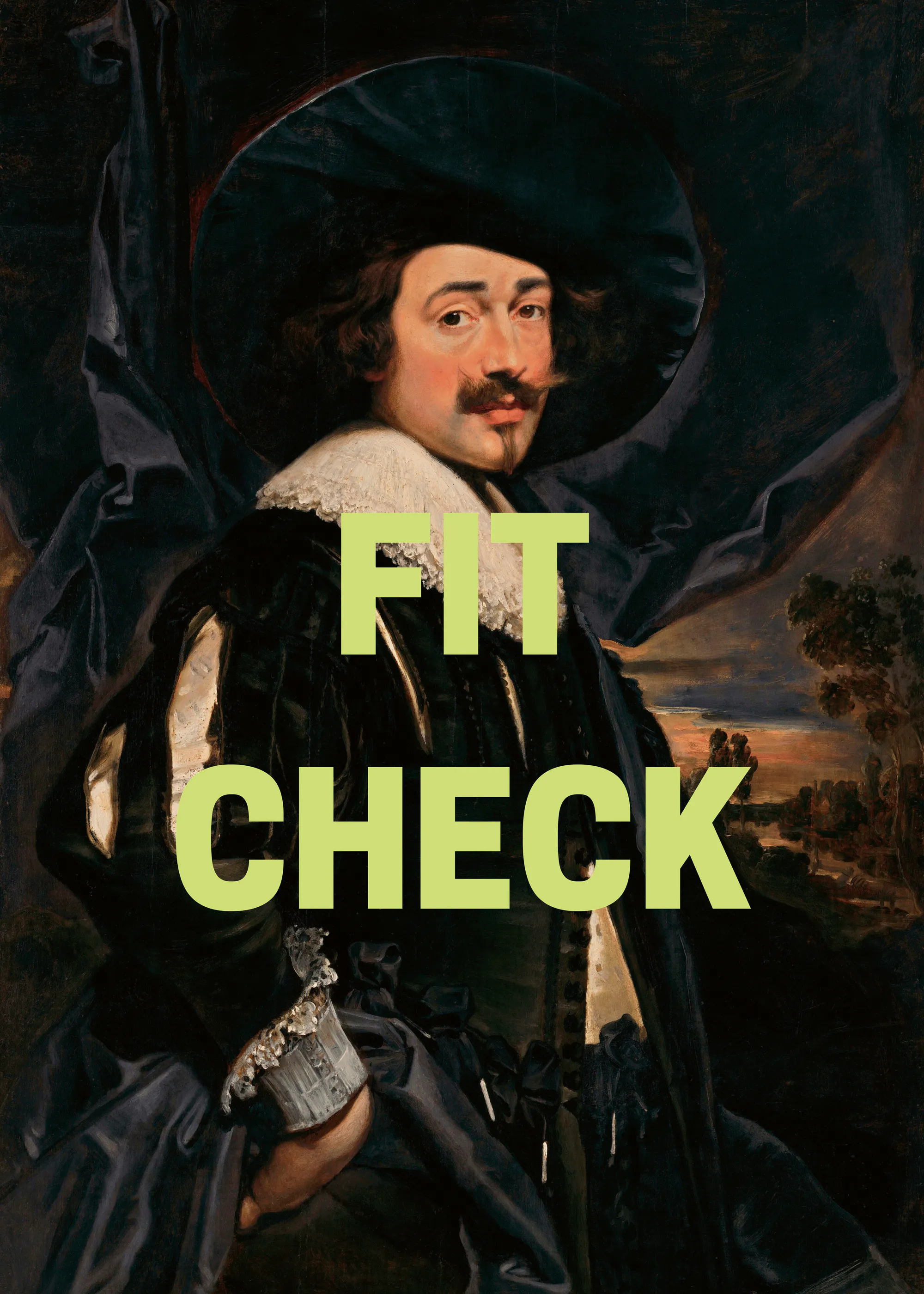 Athene Fritsch - Stylish Mustache Noble Poster 0