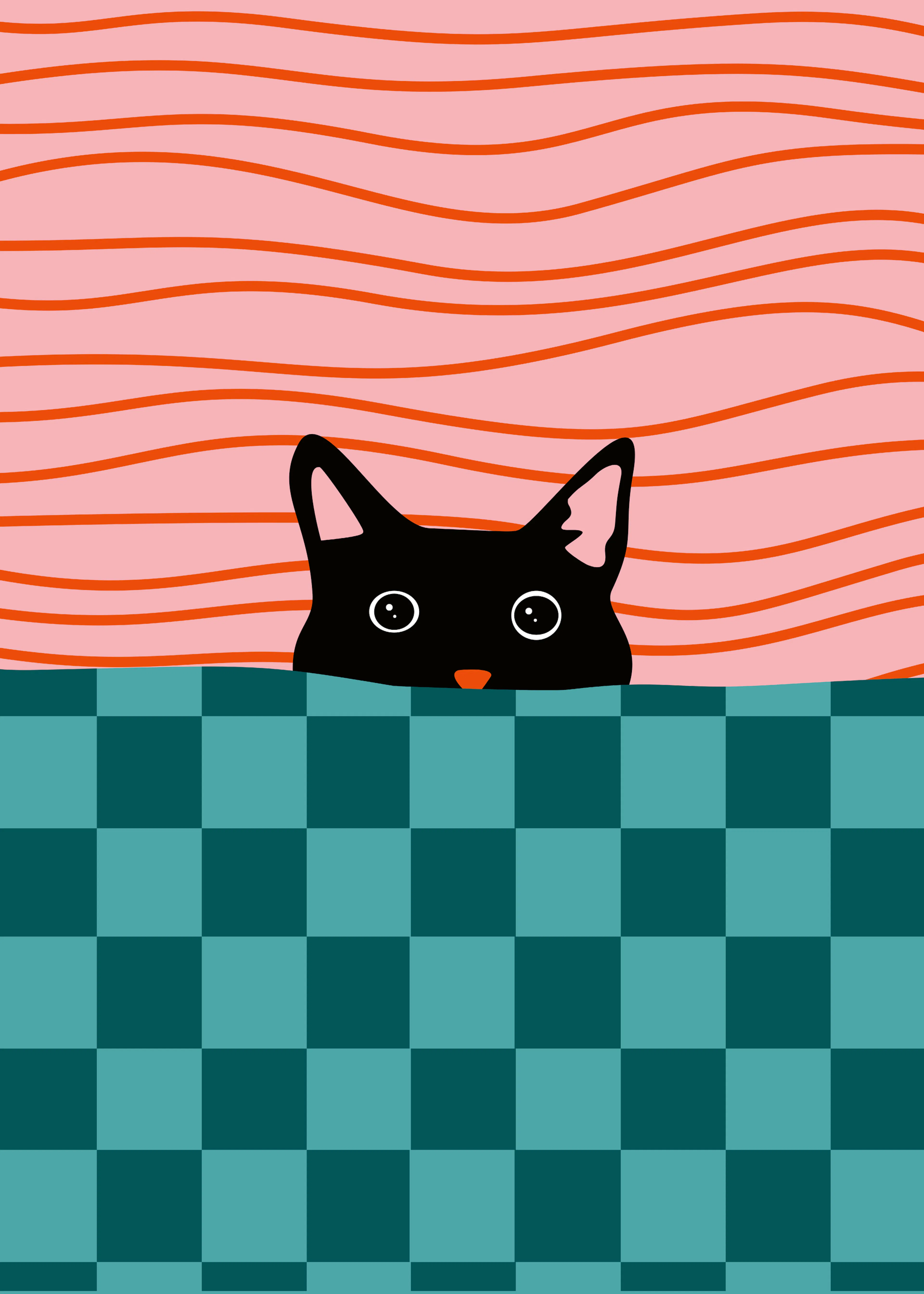 Kintsugi99 - Chat Noir Curieux Poster 0