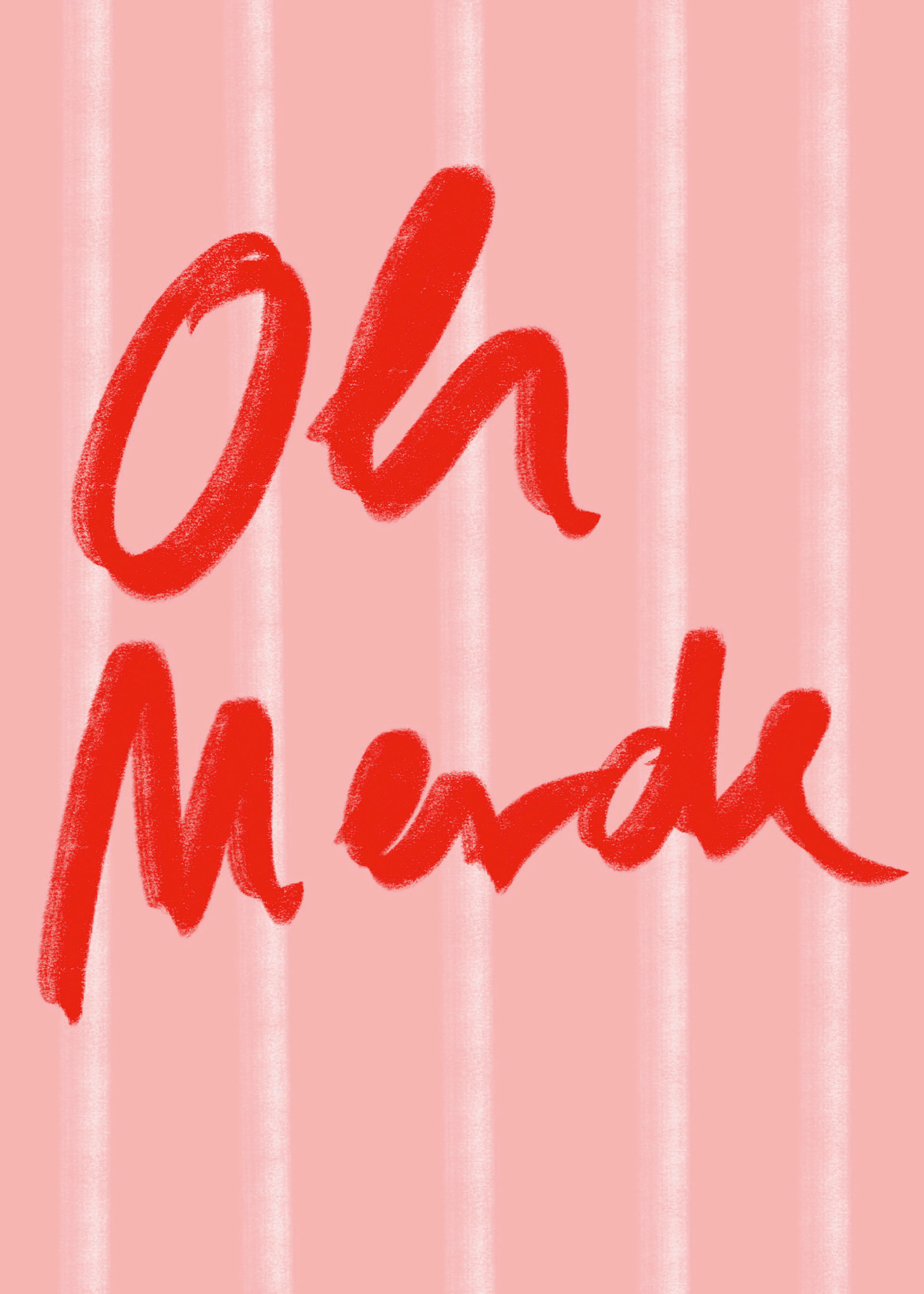 Ute Arnold - Oh Merde Playful Phrase Poster 0