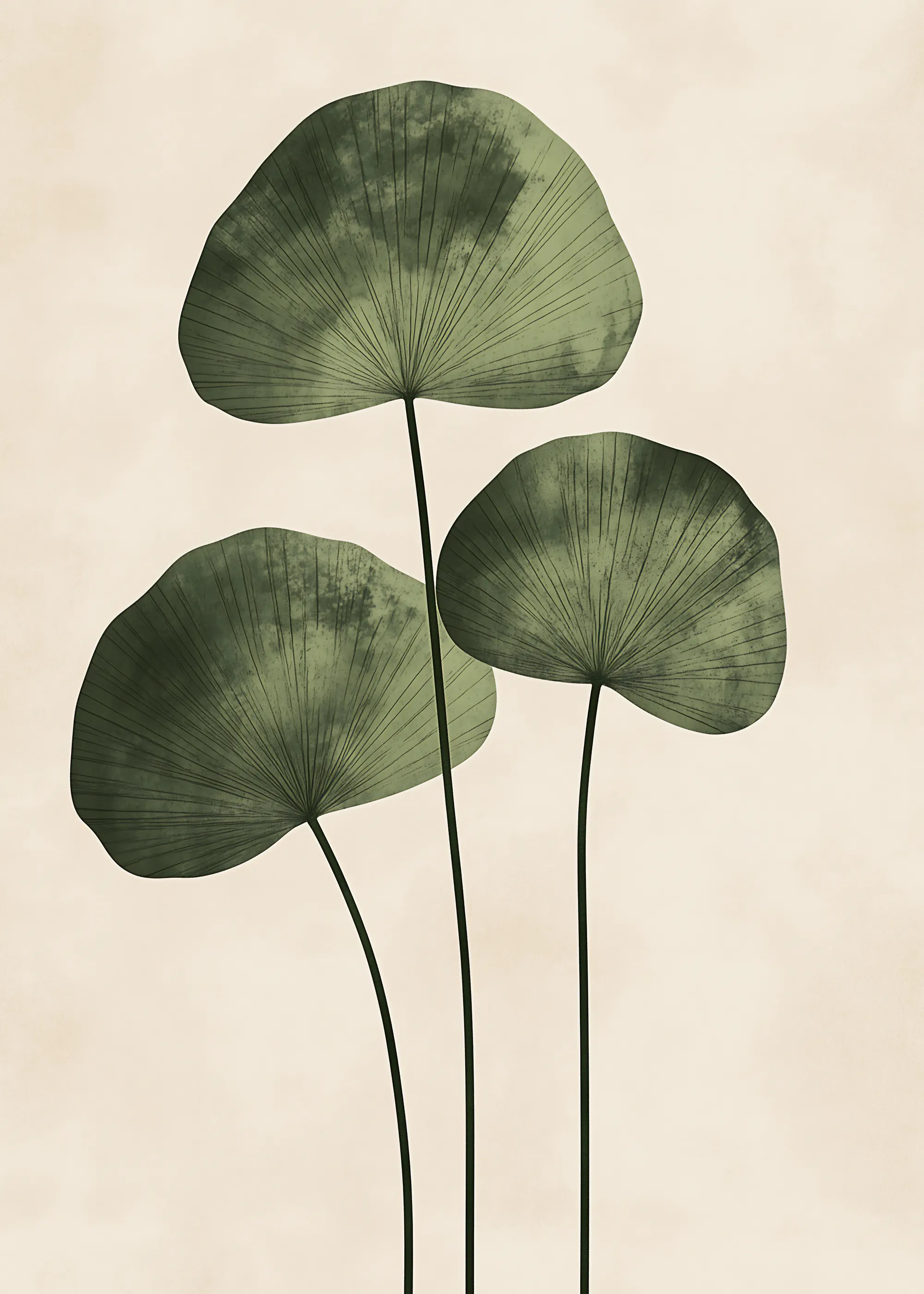 Annika Persson - Minimale Grüne Blätter Poster 0