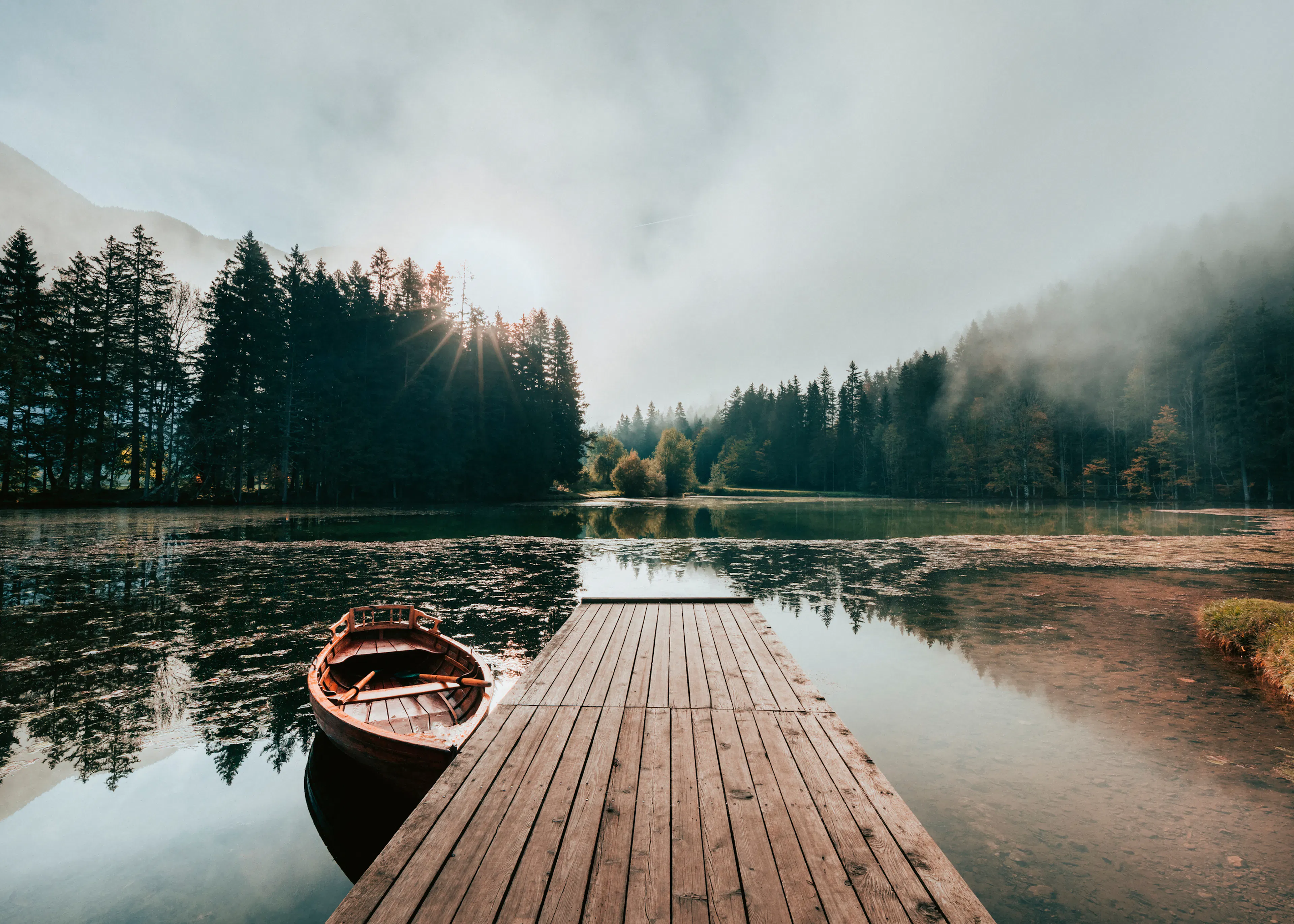Jakob Remar - Tranquil Lake Dock Poster 0