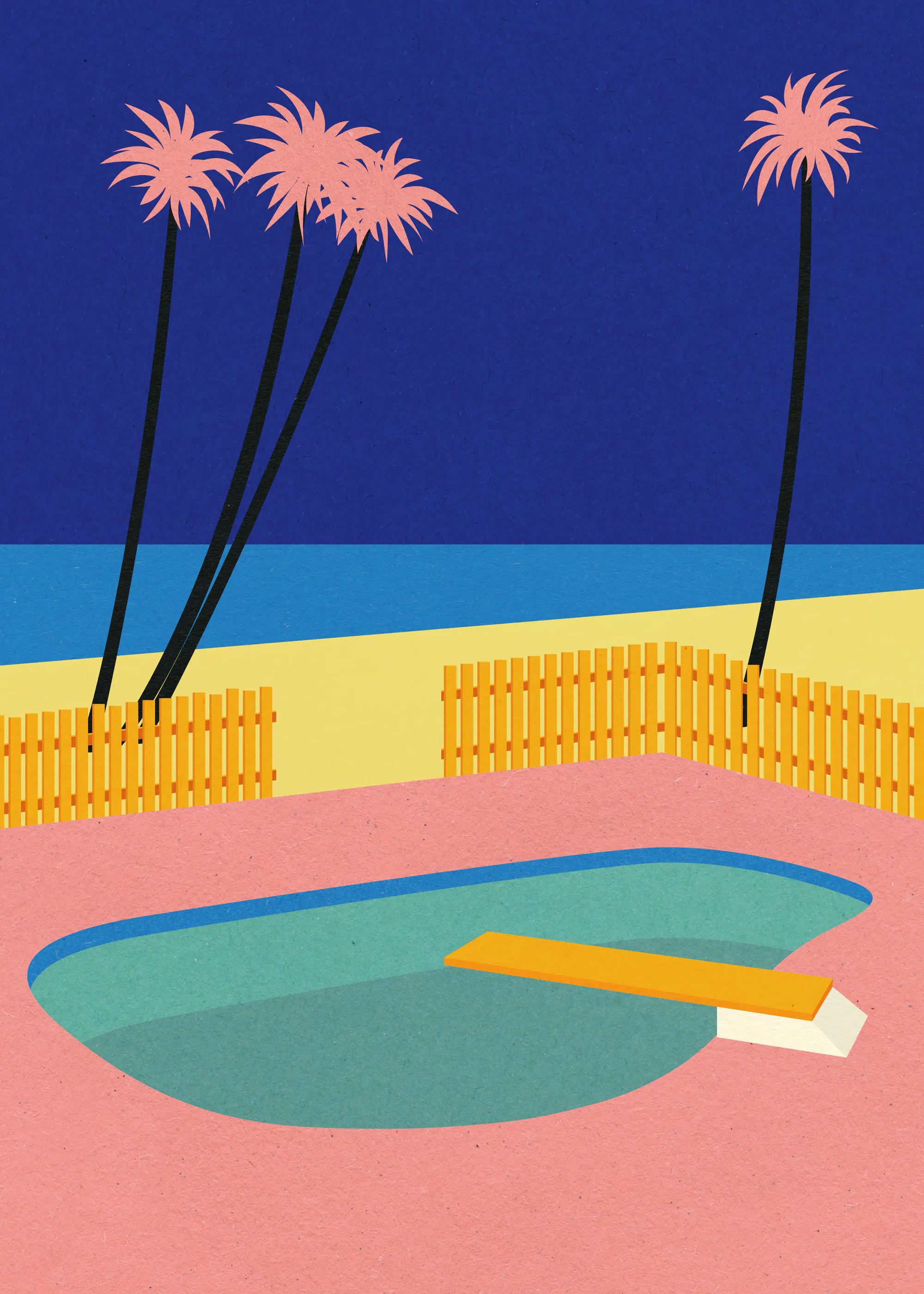 Rosi Feist - Malibu Beach ポスター 0