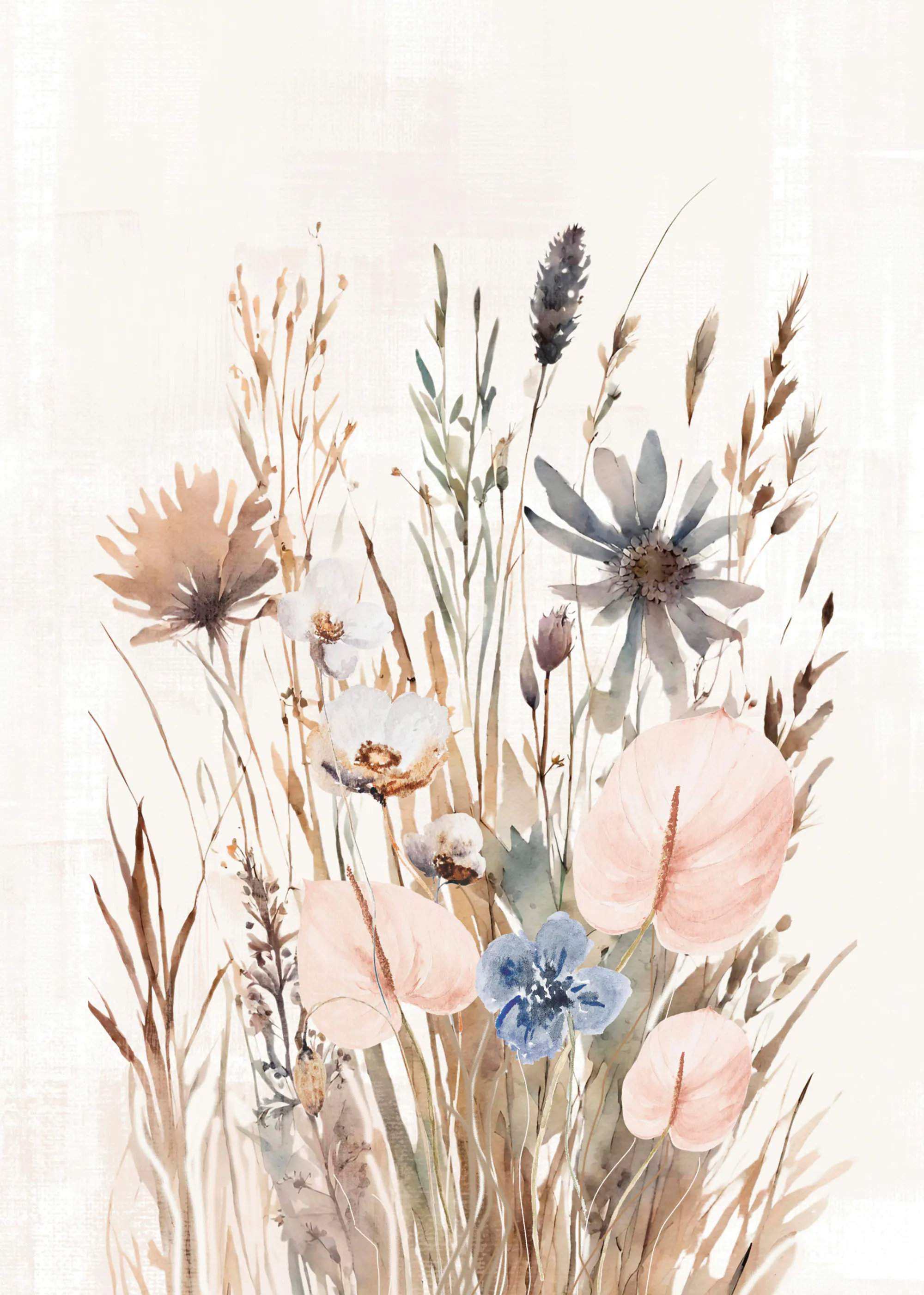 Sally Ann Moss - Wild grasses-2 Poster 0