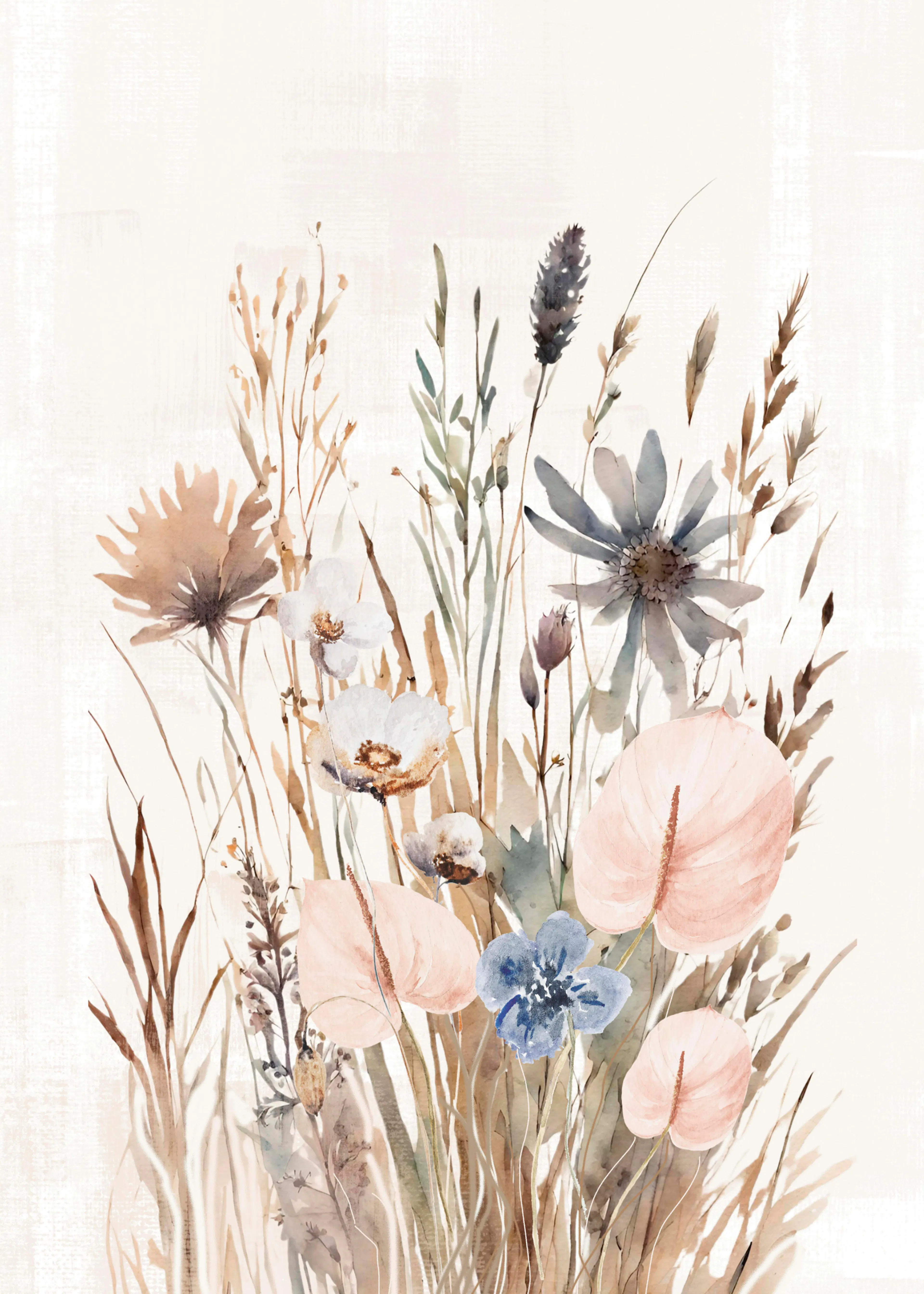 Sally Ann Moss - Wild grasses-2 Poster 0