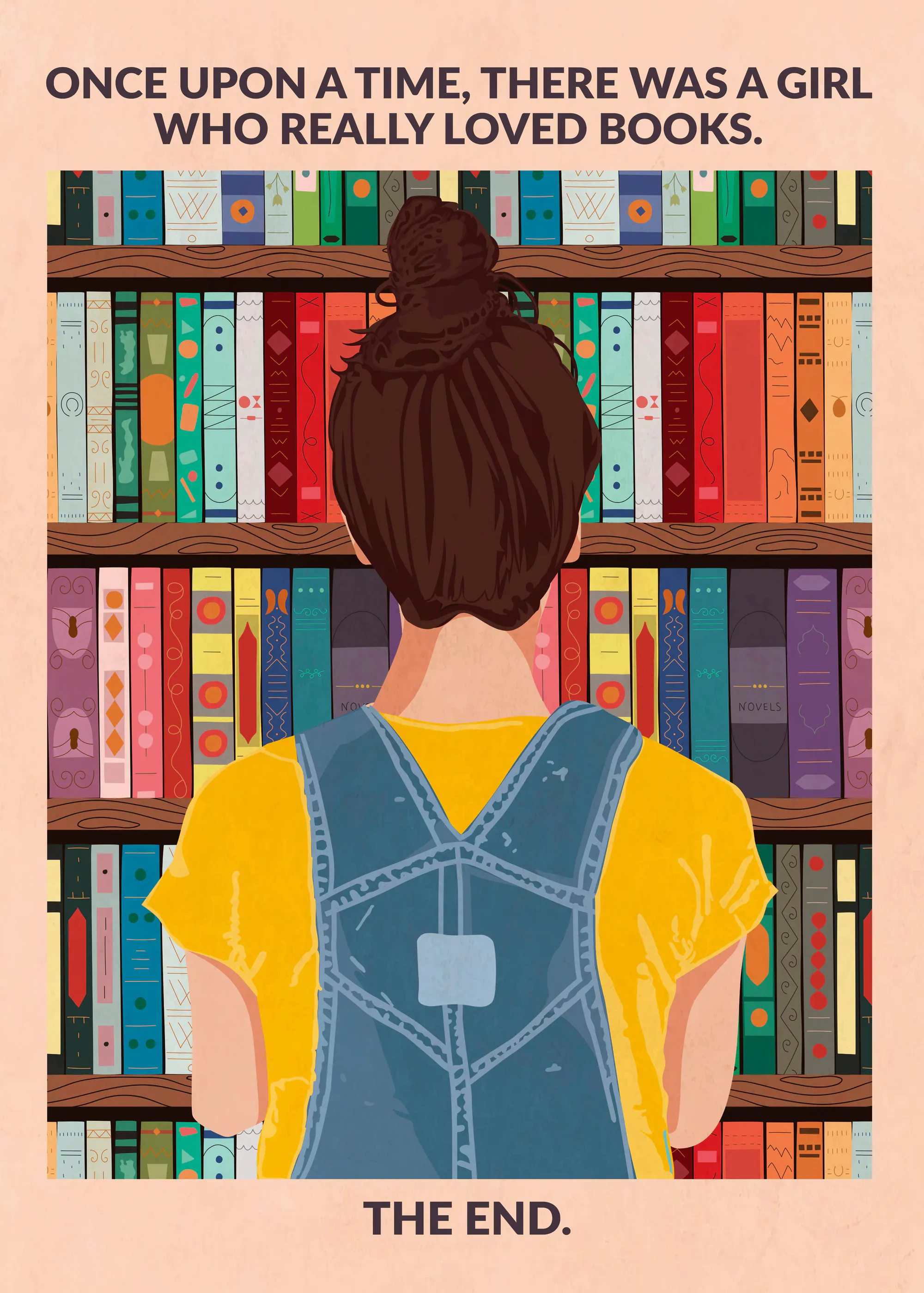 WallChart Art Studio - Verloren in Büchern Poster 0