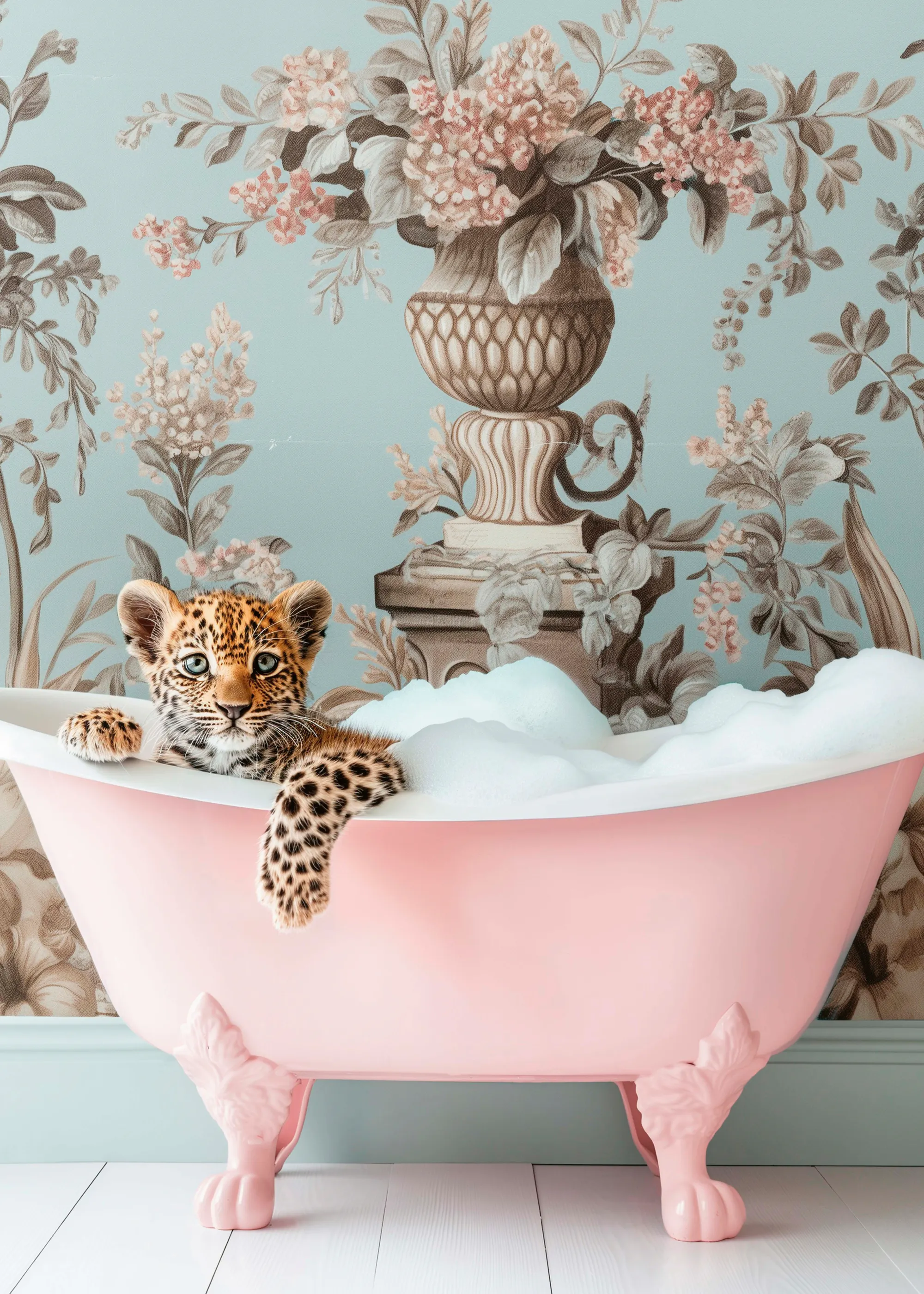 Niky Rahner - Baby Jaguar Bubble Bath Poster 0