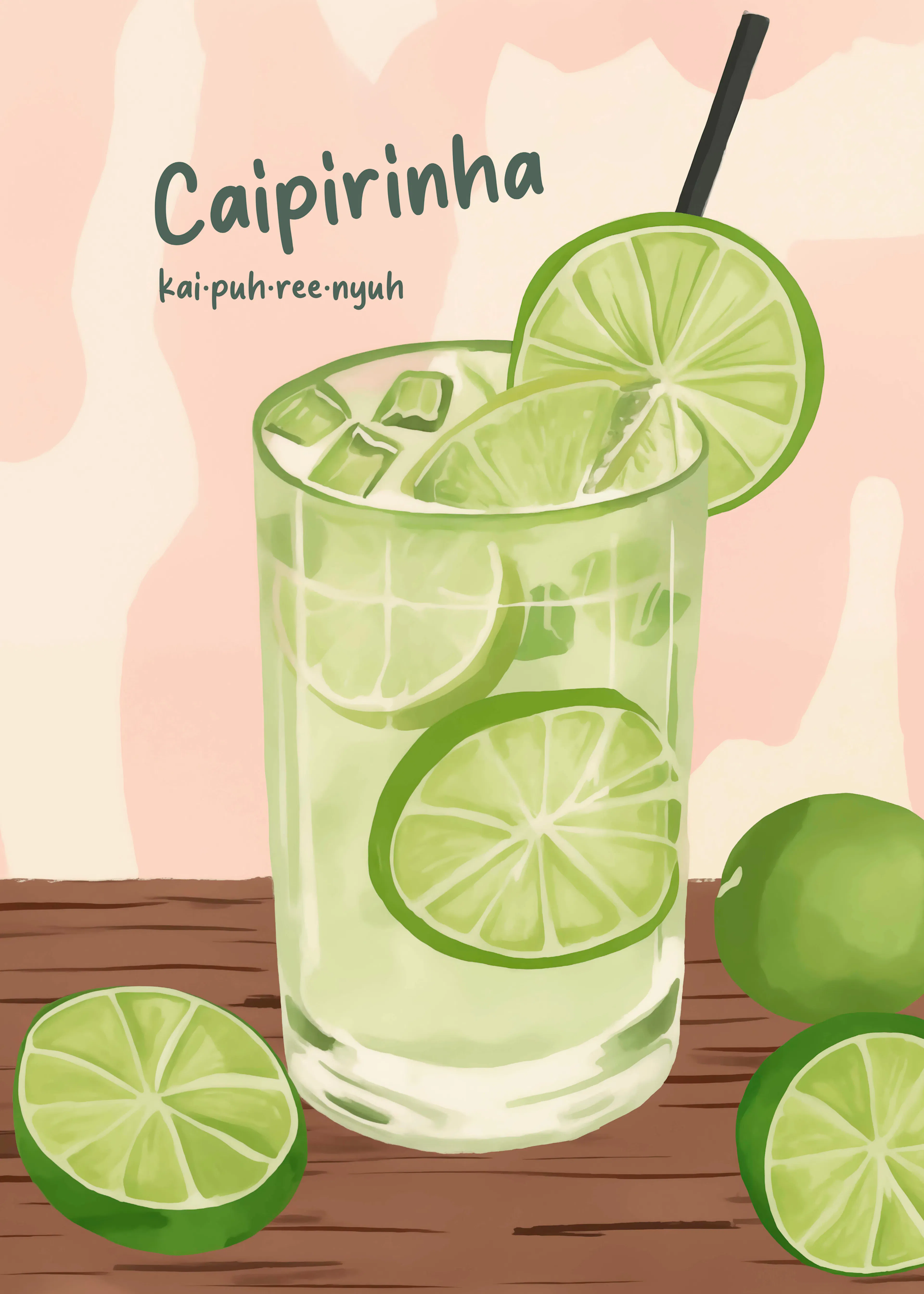 Andreas Magnusson - Erfrischende Limetten-Caipirinha Poster 0