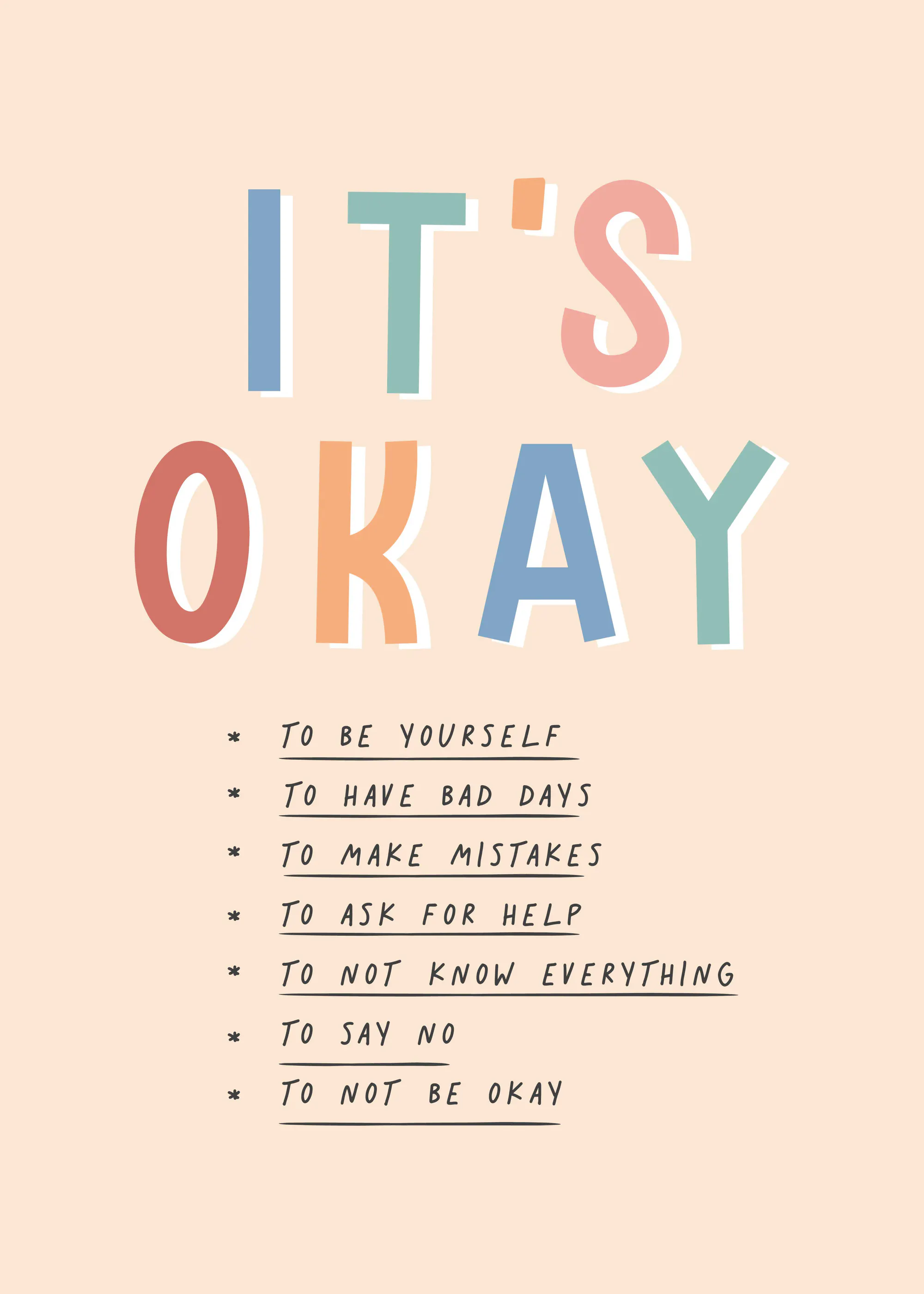 KsanaKalpa - Gentle Self Care Message Poster 0