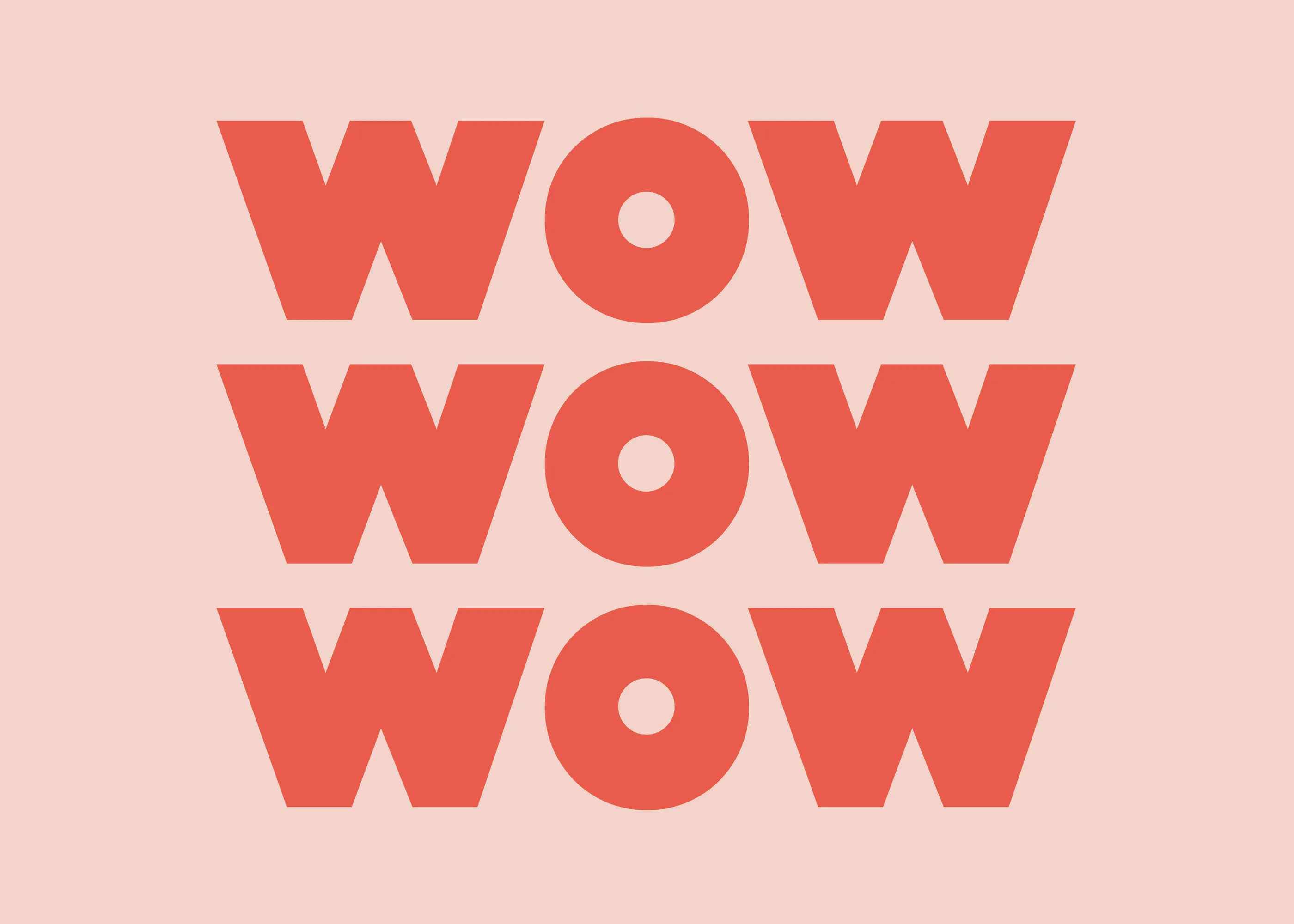 FINE FINE STUFF - Modern Wow Statement Poster 0