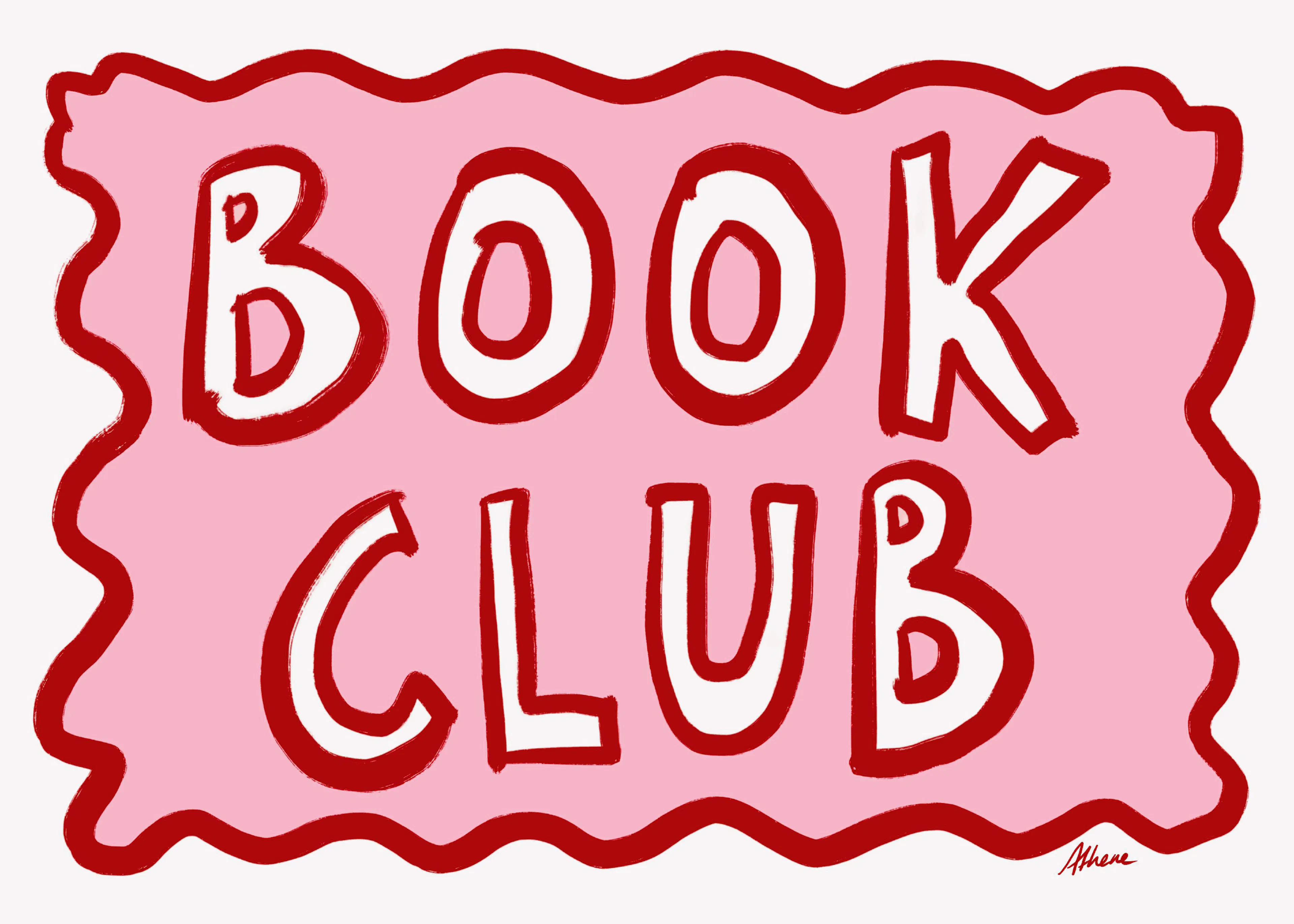 Athene Fritsch - Book Club Sign Poster 0