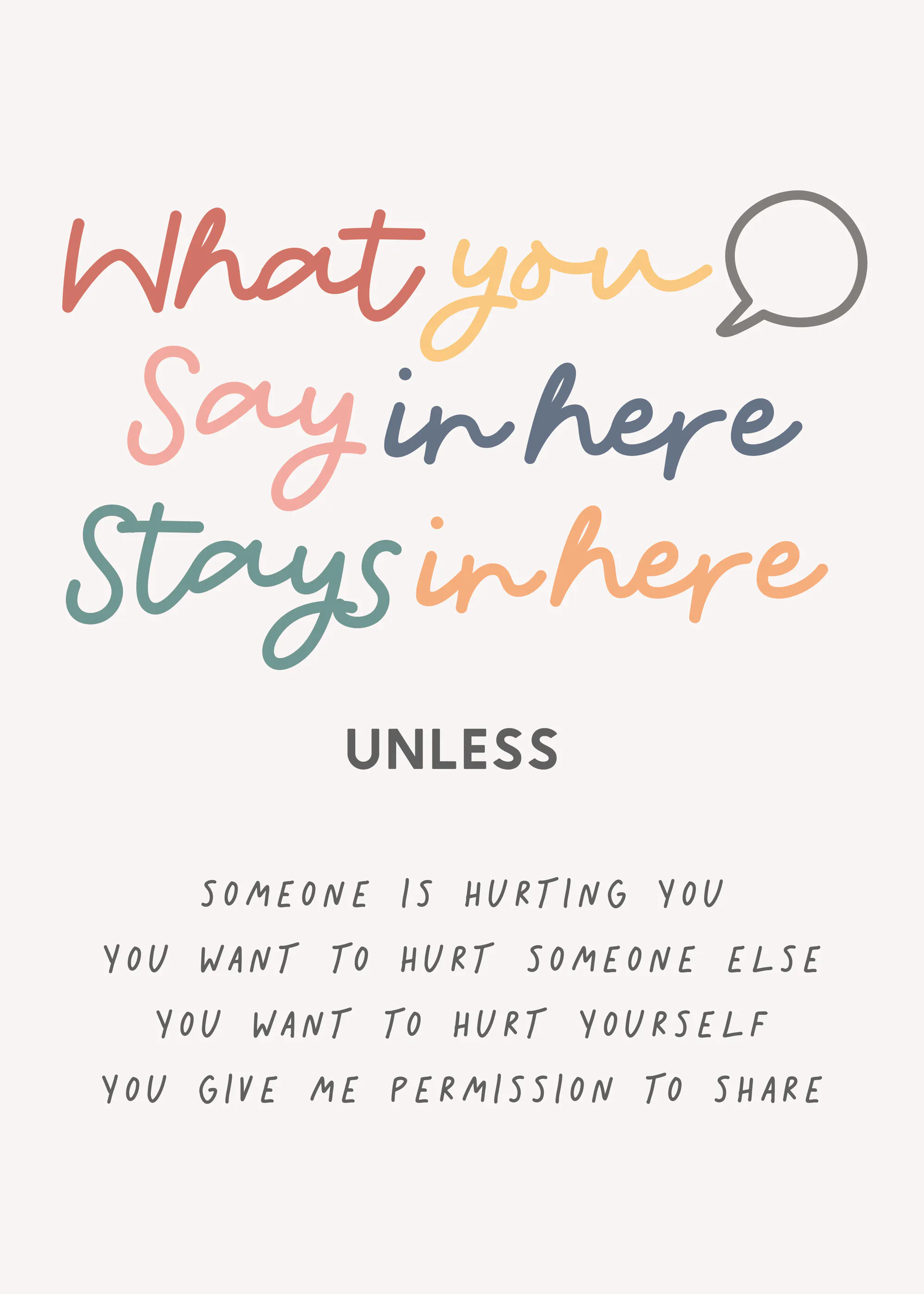 KsanaKalpa - Safe Space Rules Poster 0