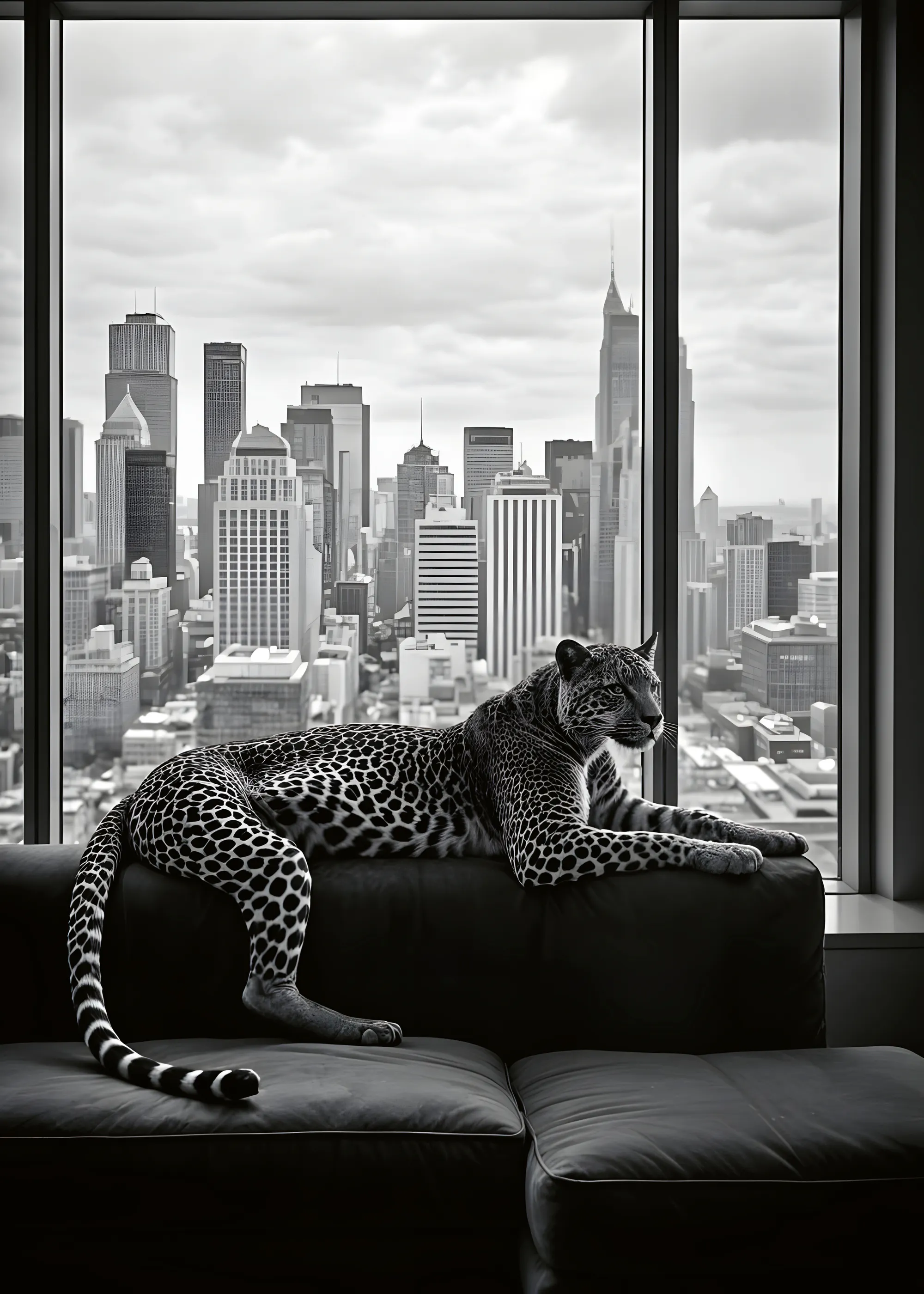 Josie George - Urban Leopard View Poster 0