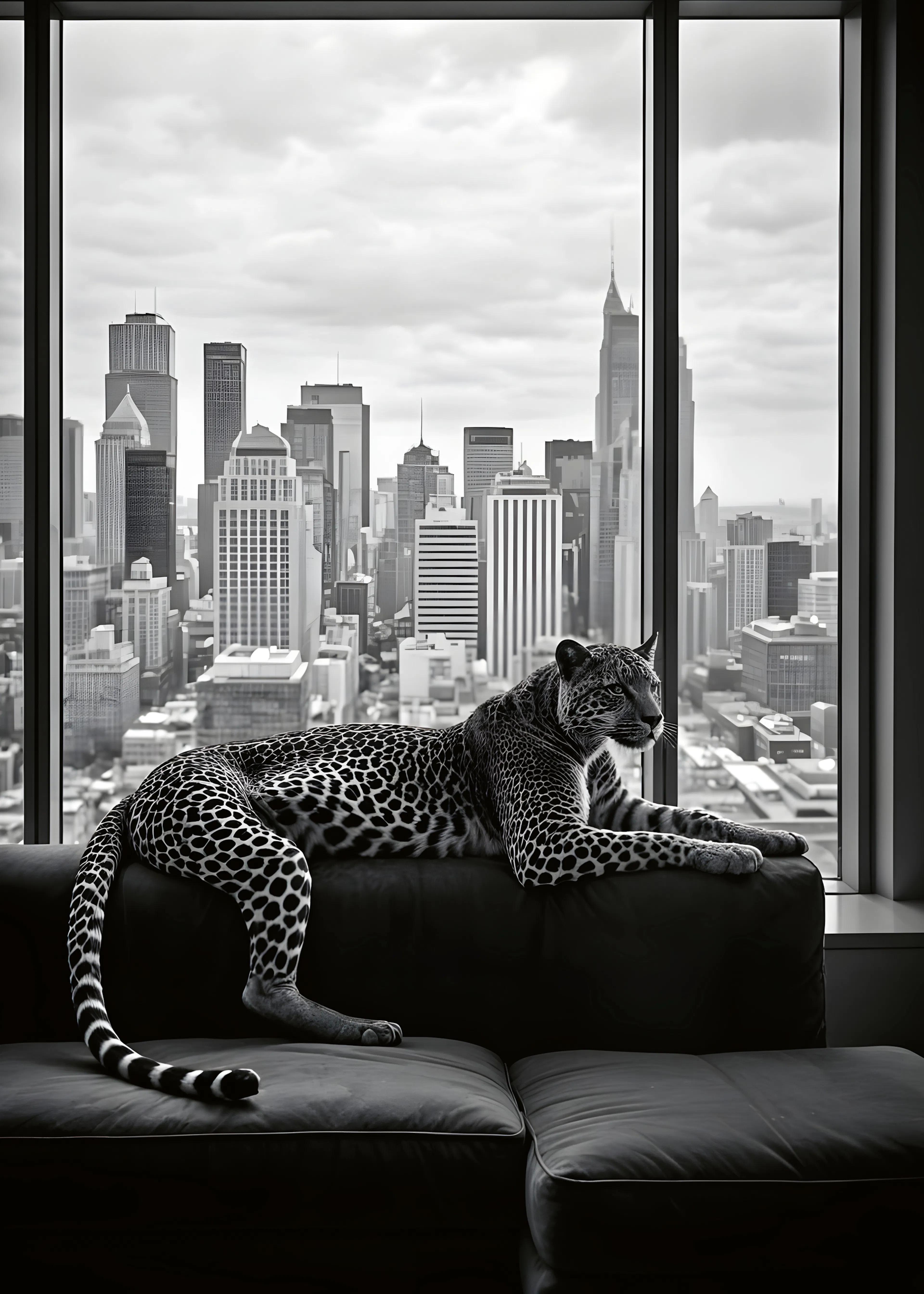 Josie George - Urban Leopard View Poster 0