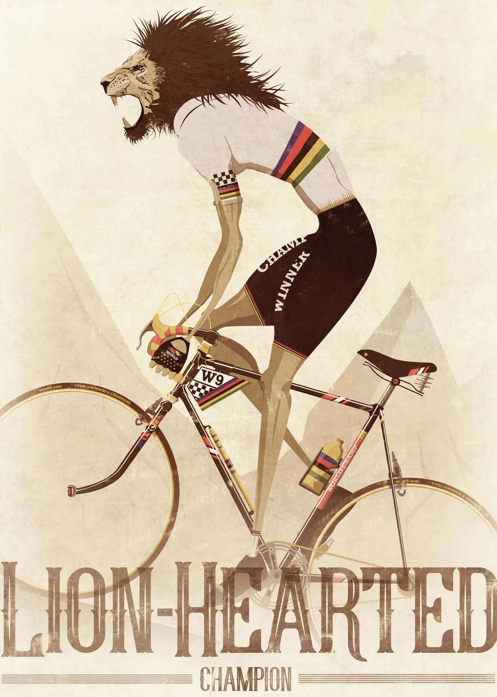 Wyatt 9 - häftig cykelchampion Poster 0