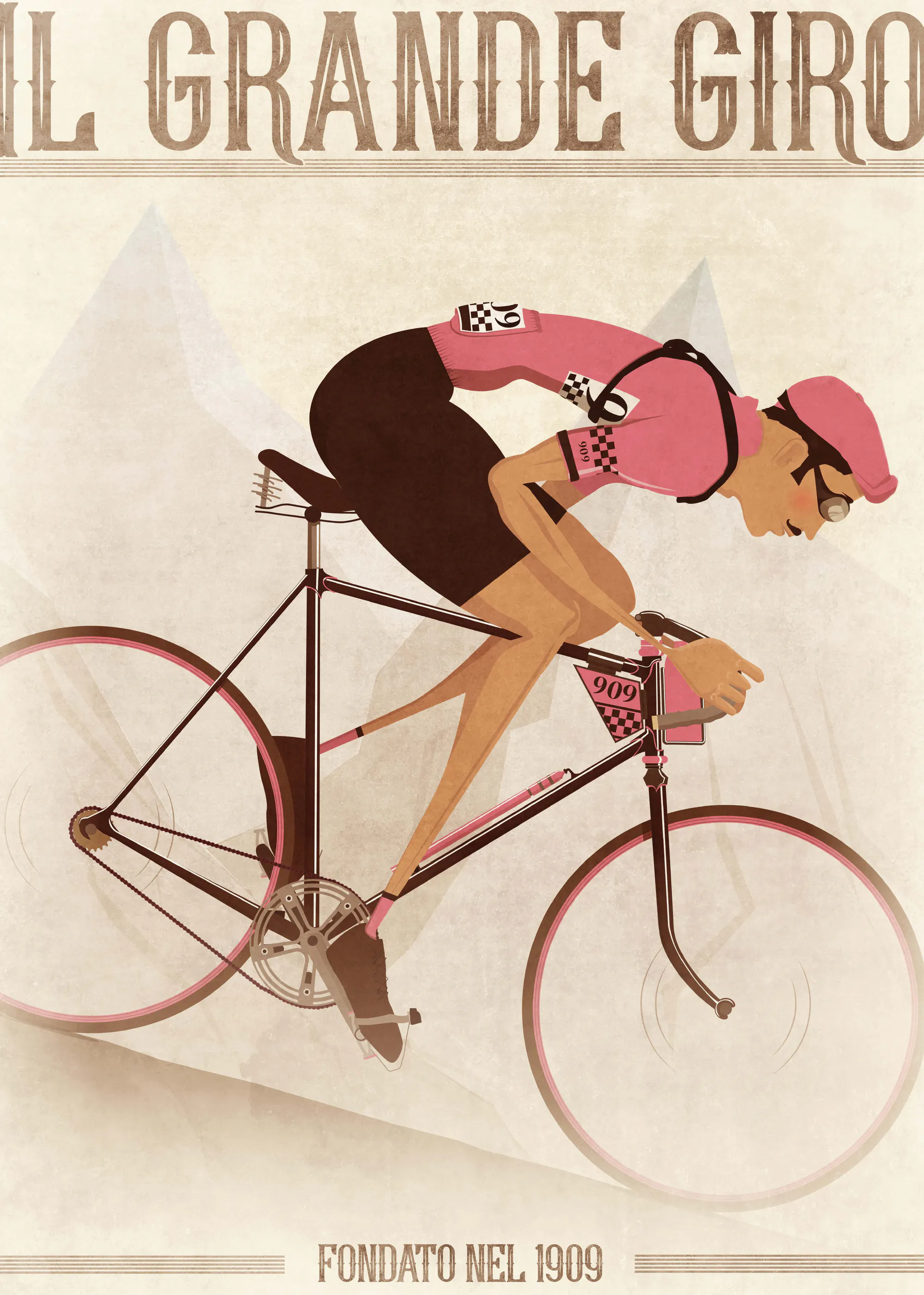 Wyatt 9 - Classic Giro Climb Poster 0