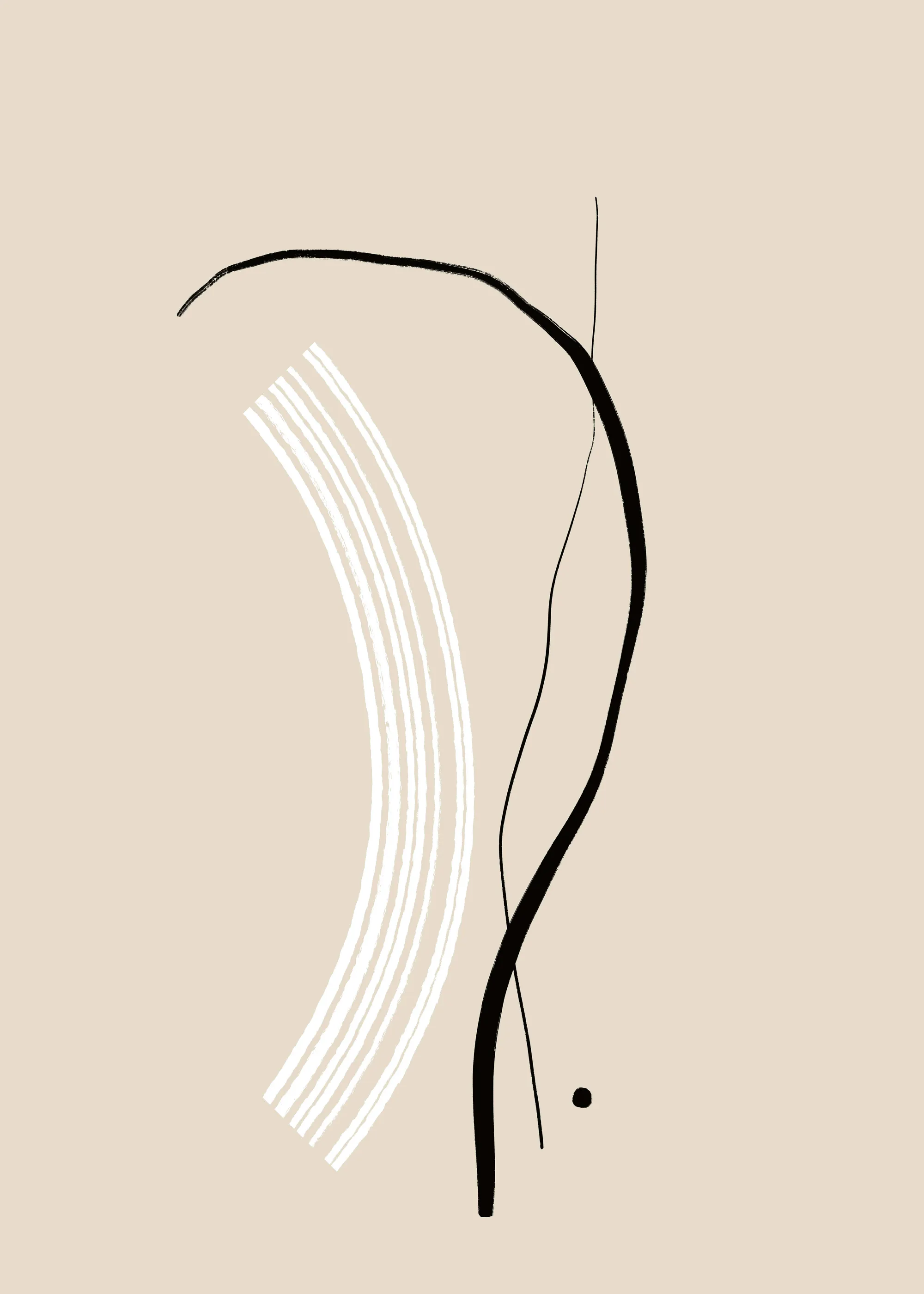 uplusmestudio - Flytande Linjer Dans Poster 0