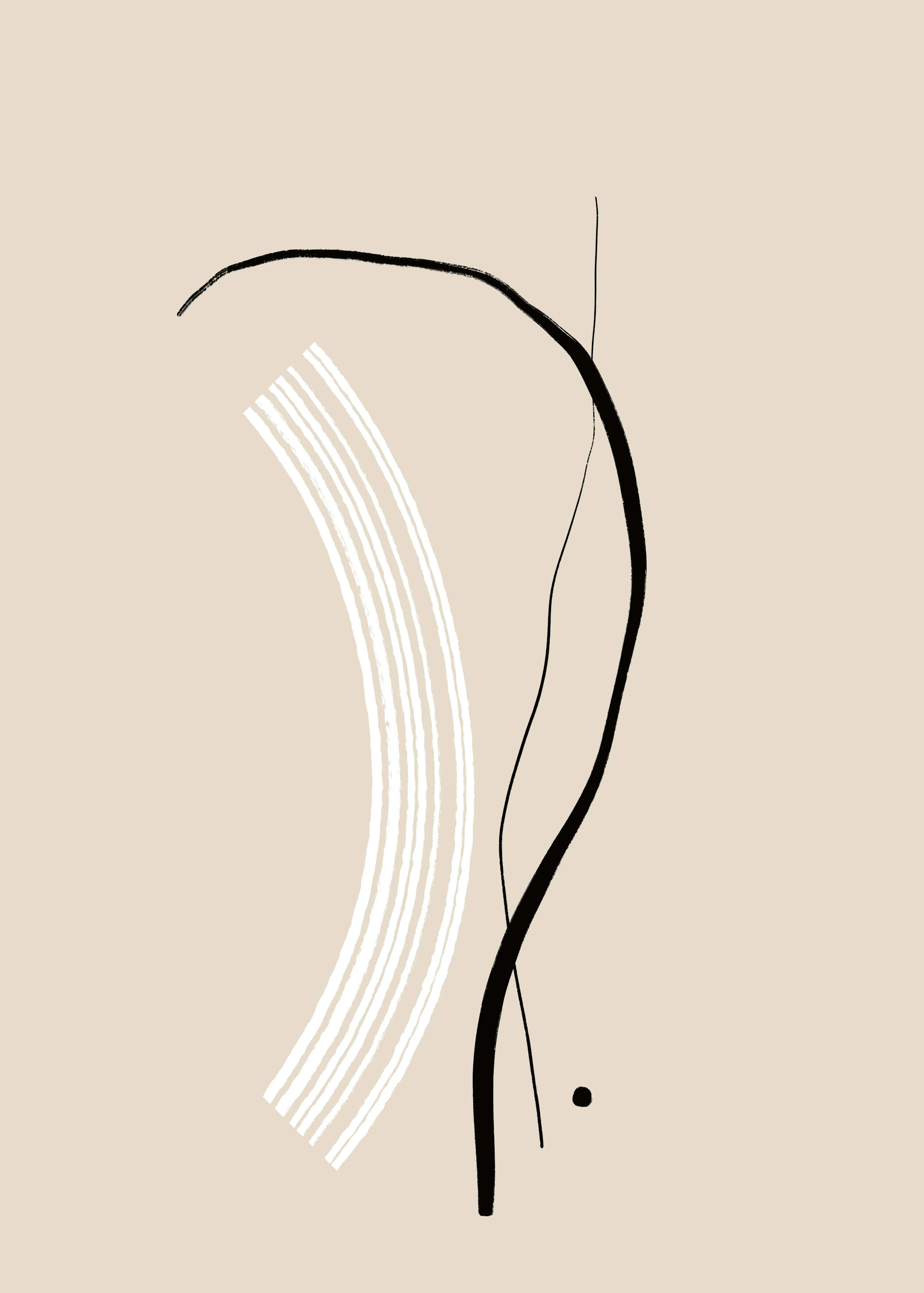 uplusmestudio - Flytande Linjer Dans Poster 0