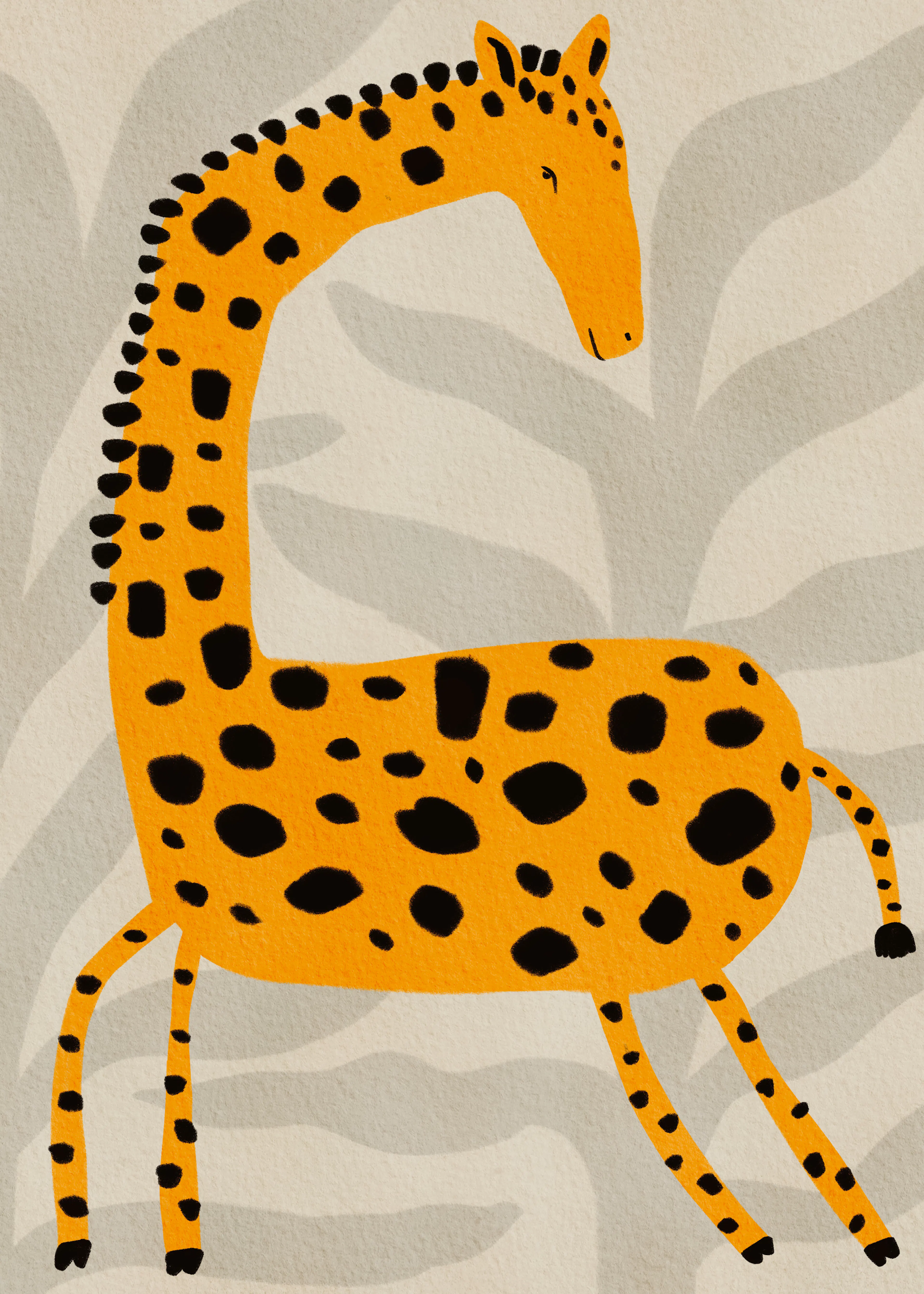 Nikita Jariwala - Whimsical Safari Giraffe Poster 0