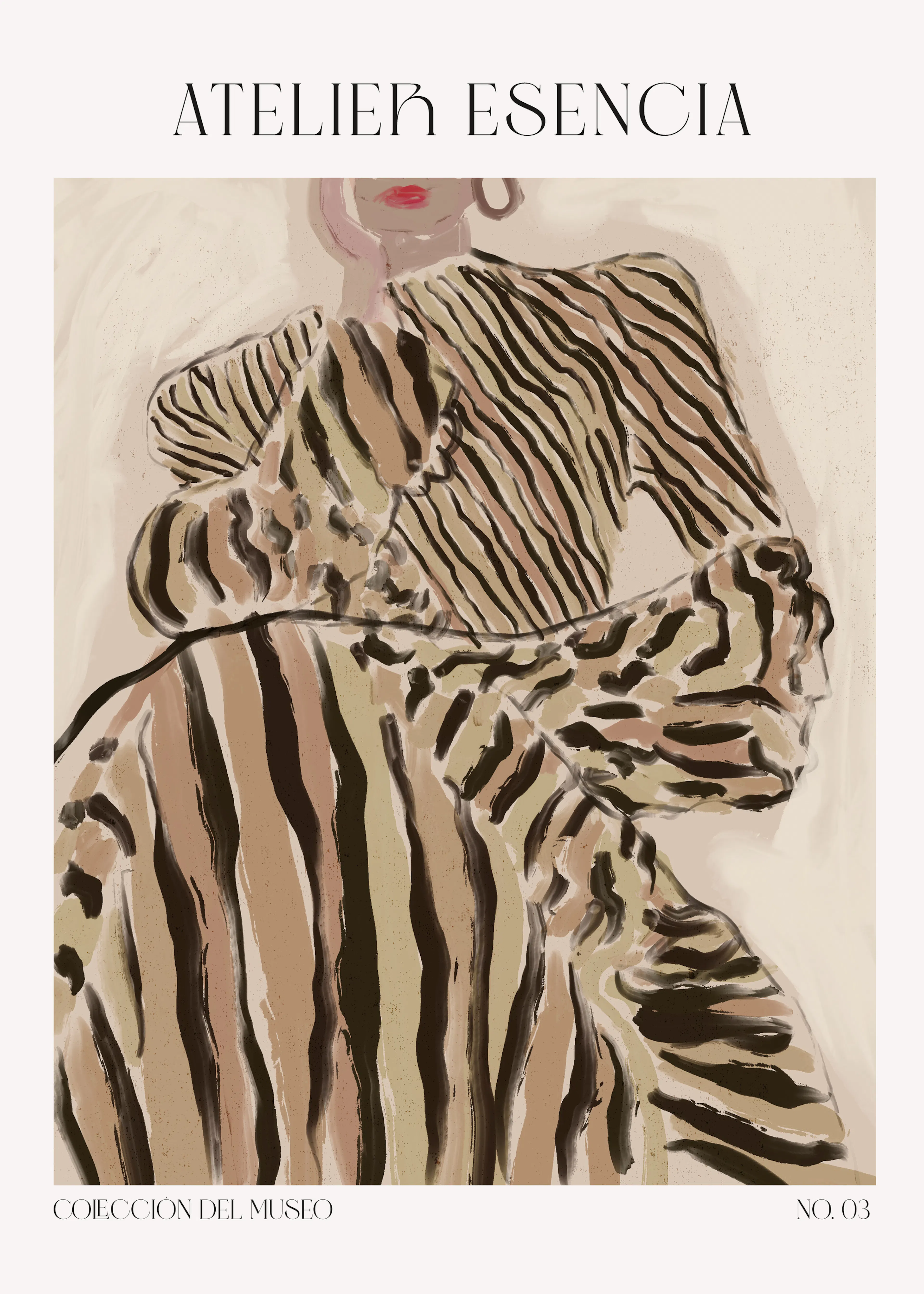 Treechild - Zebra Elegance No2 بوستر 0