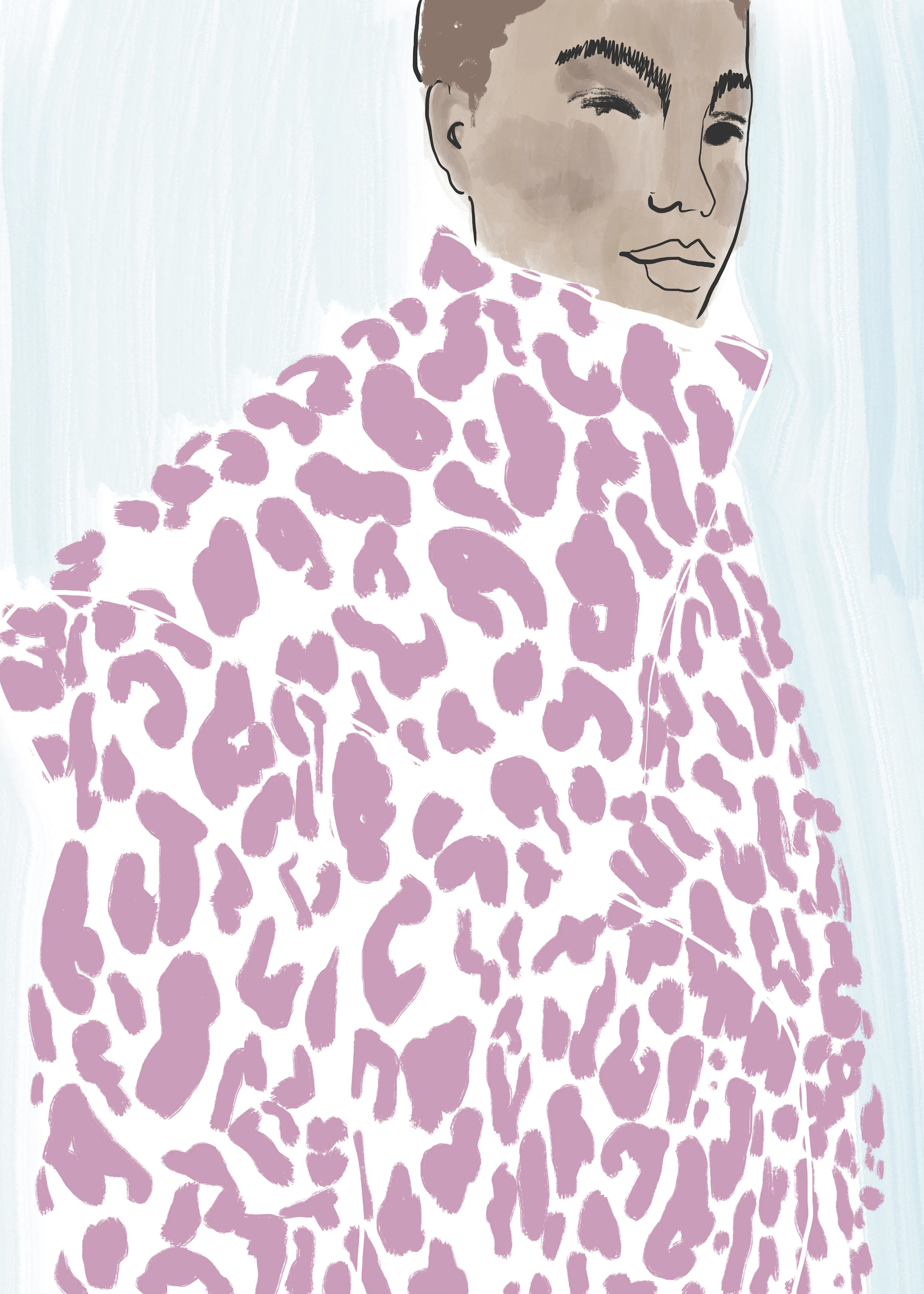 Beate Tubach - Pink Leopard Fashion Poster 0