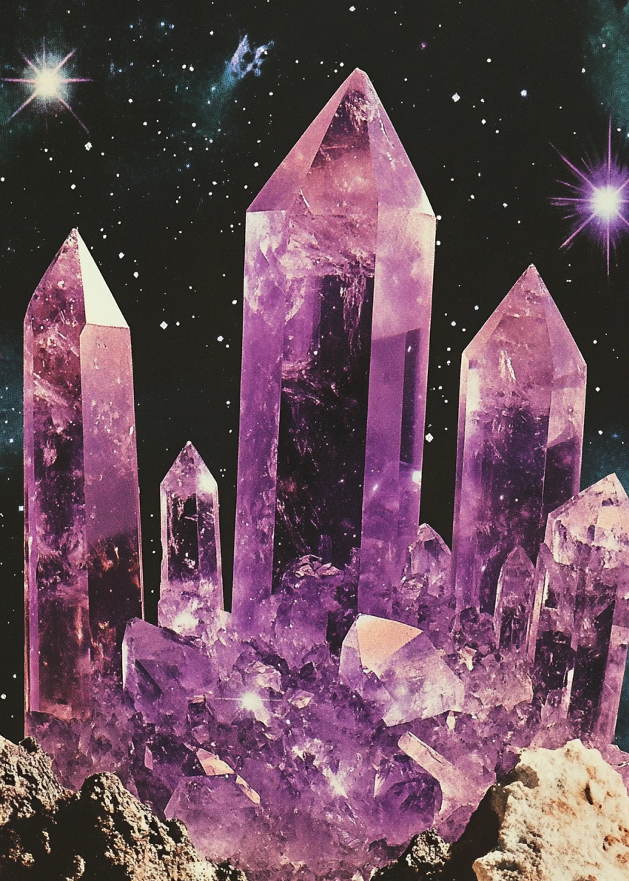 Samantha Hearn - Mystical Amethyst Galaxy Poster 0