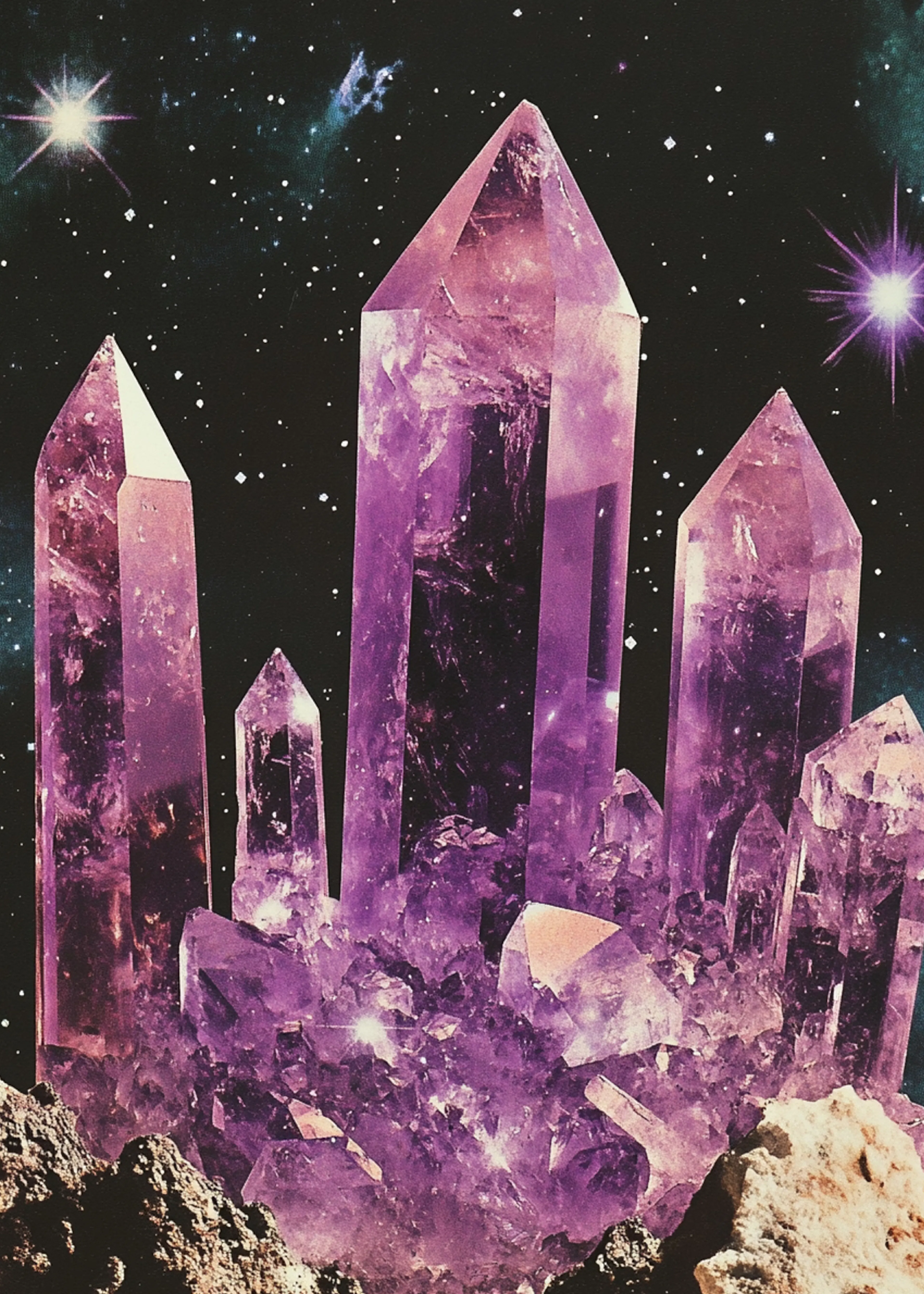 Samantha Hearn - Mystical Amethyst Galaxy Poster 0