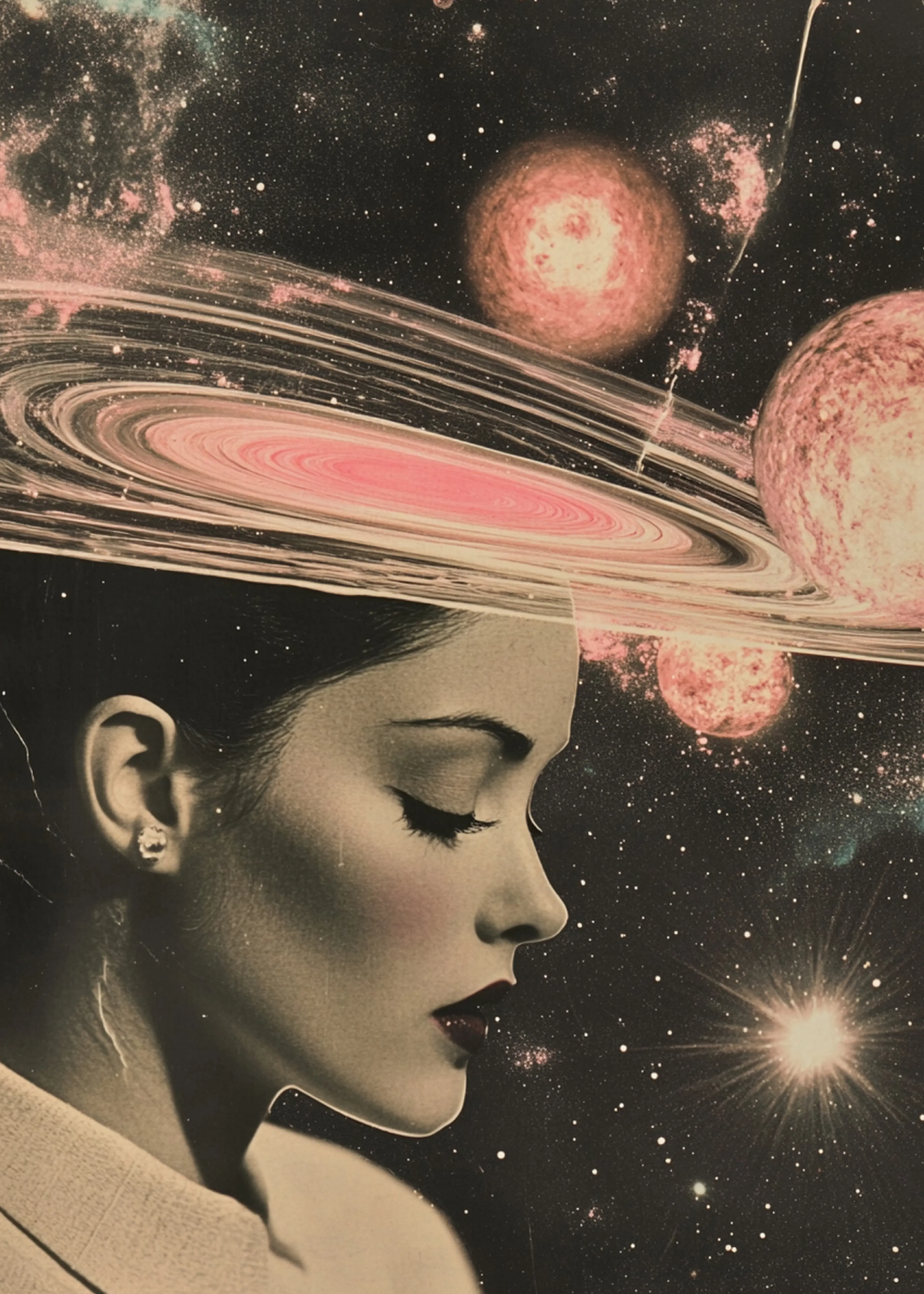 Samantha Hearn - Thoughtful Cosmic Woman Poster 0