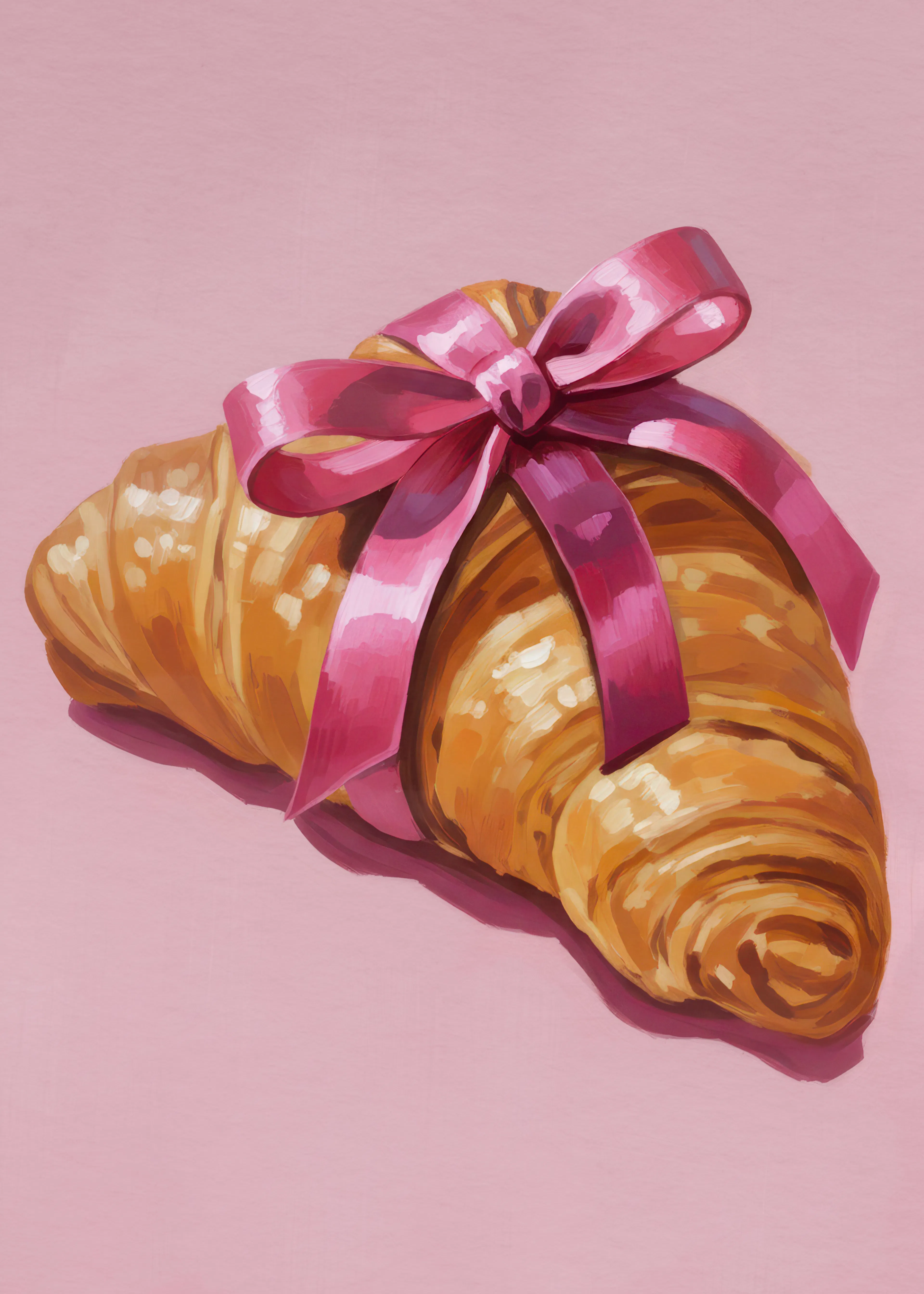 Neetesh Kumar - Söt Croissant Present Poster 0