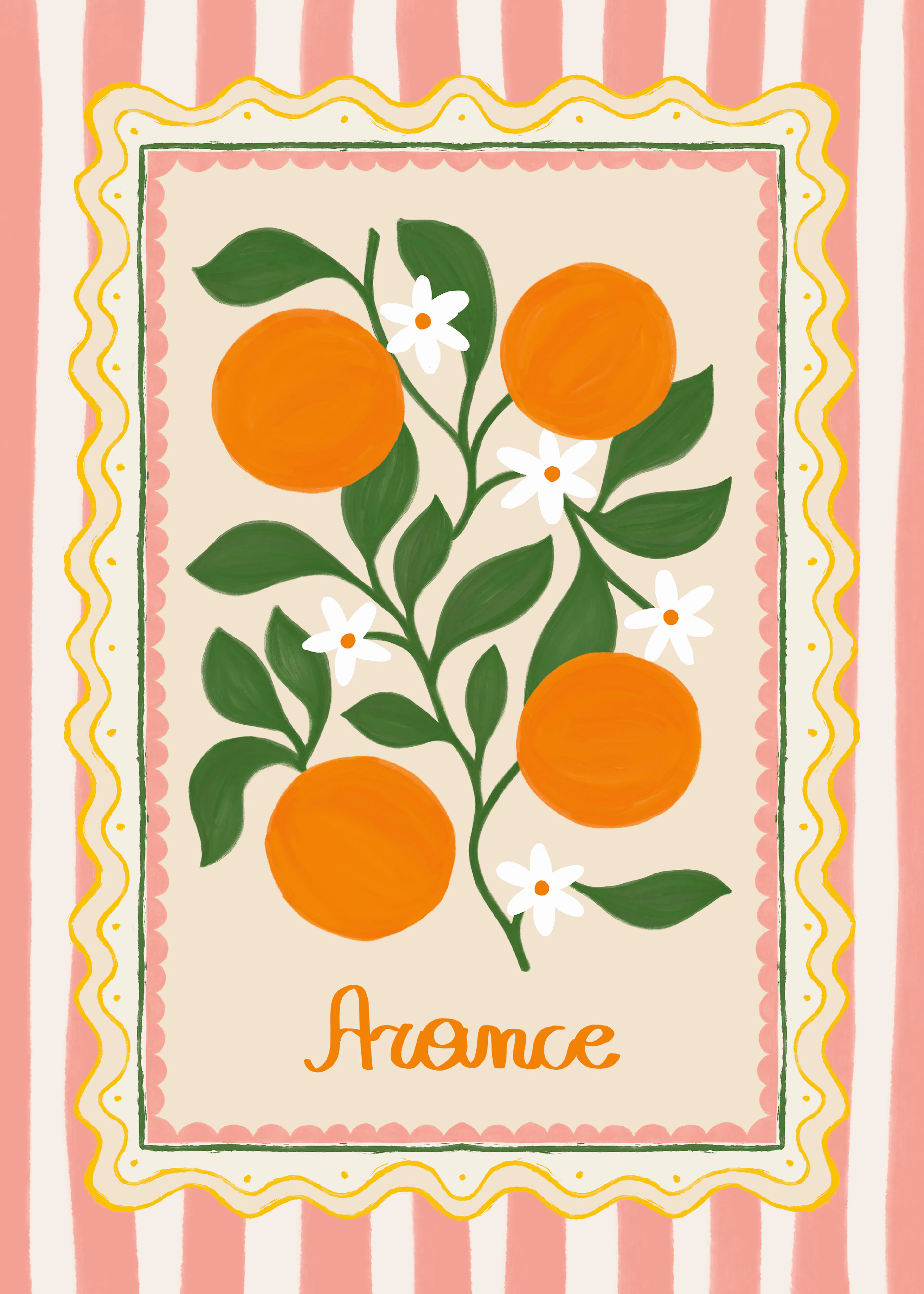 Katarzyna Gąsiorowska - Orange Blossom Frame Poster 0