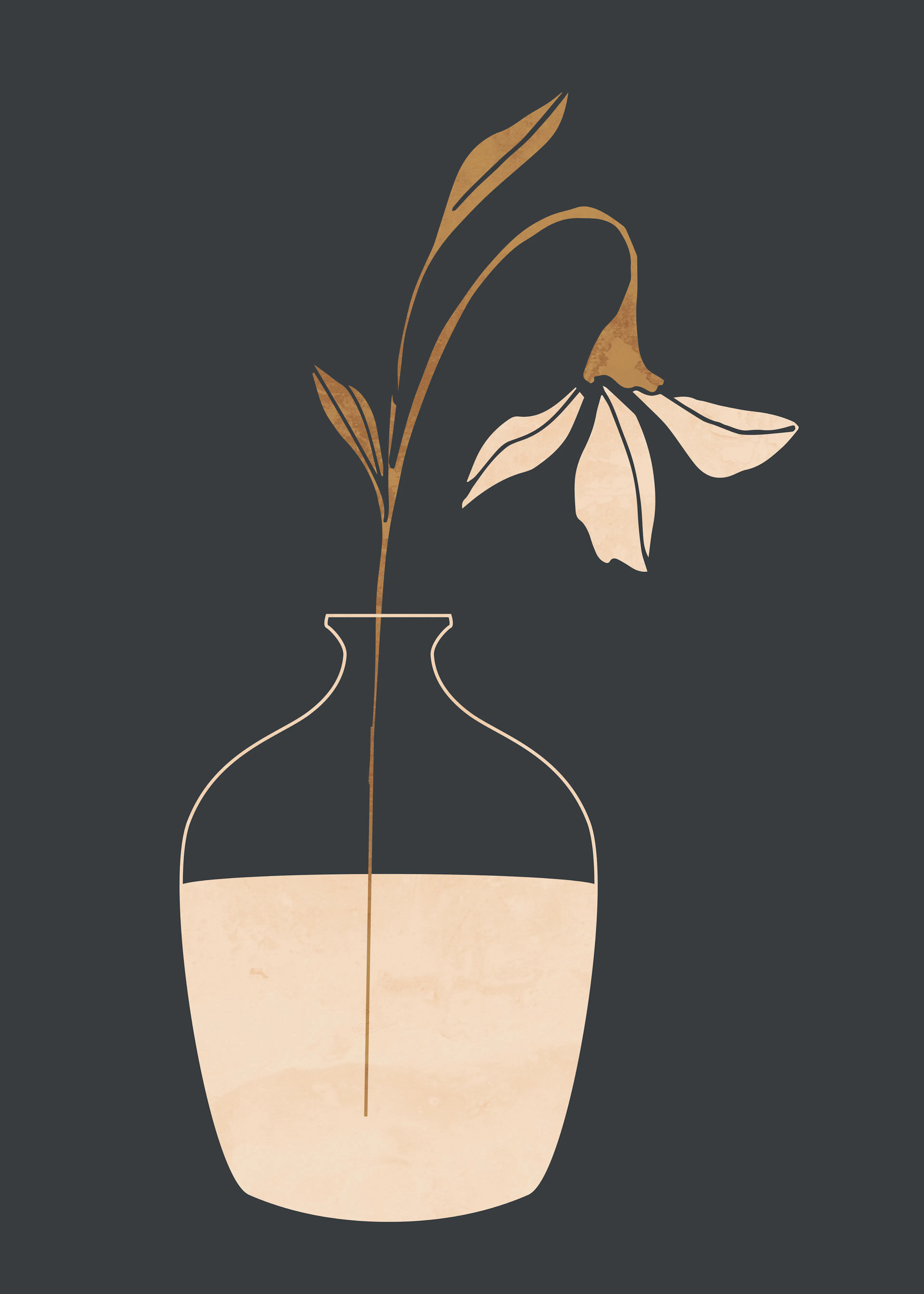 ThingDesign - Graceful Botanical Vase Poster 0