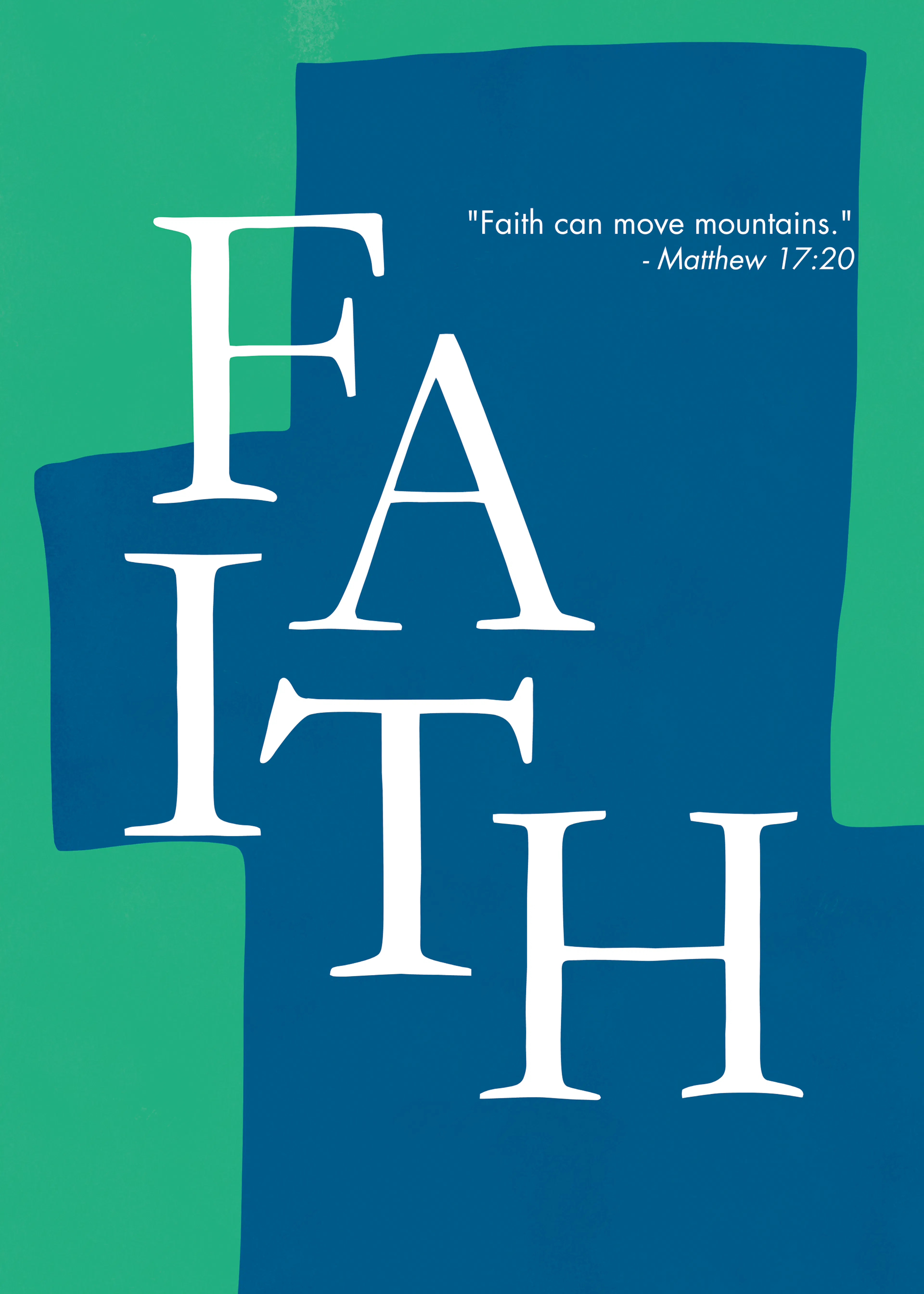 Little Dean - Faith Can Move Mountains Poster 0