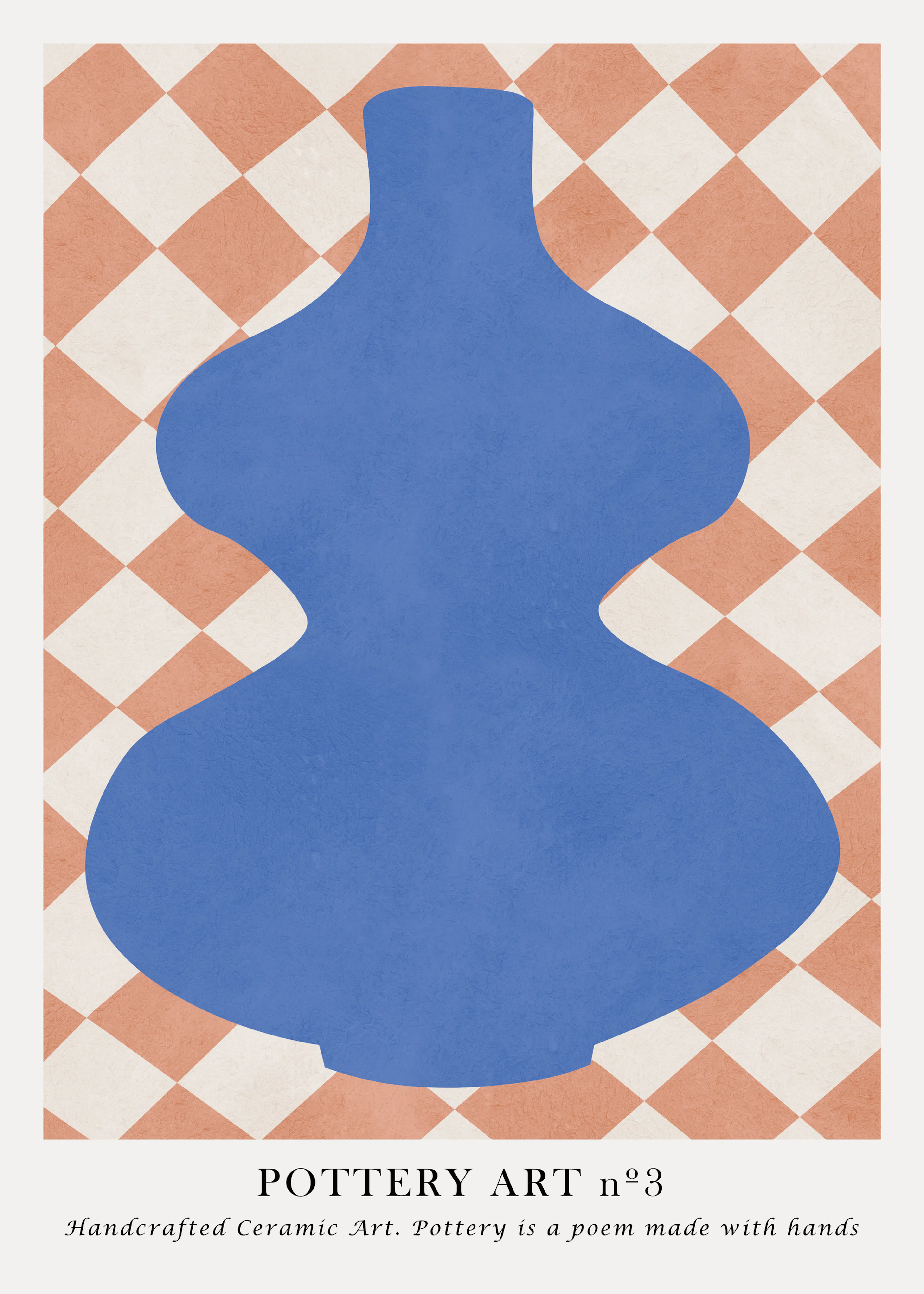 Vitor Costa - Poterie Bleue Moderne Affiche 0