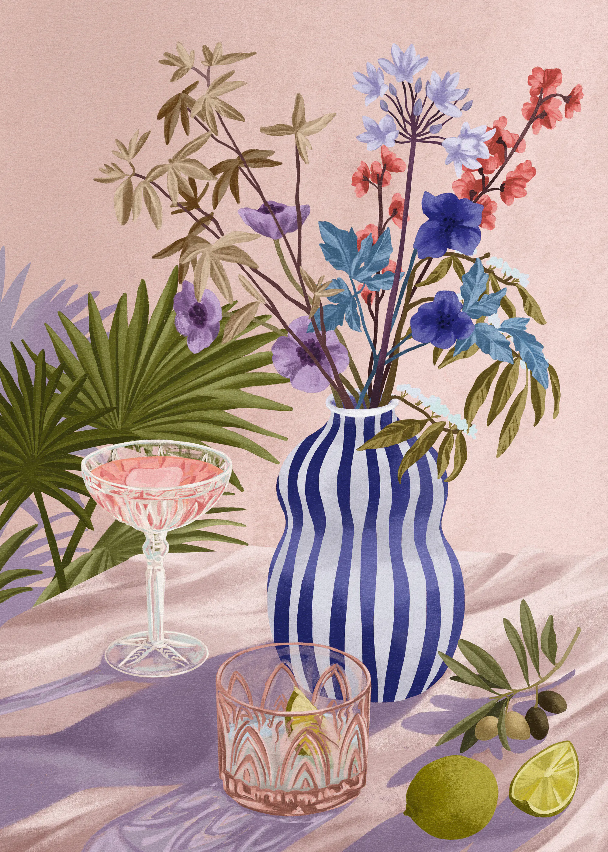 Goed Blauw - Lila de Verano Póster 0